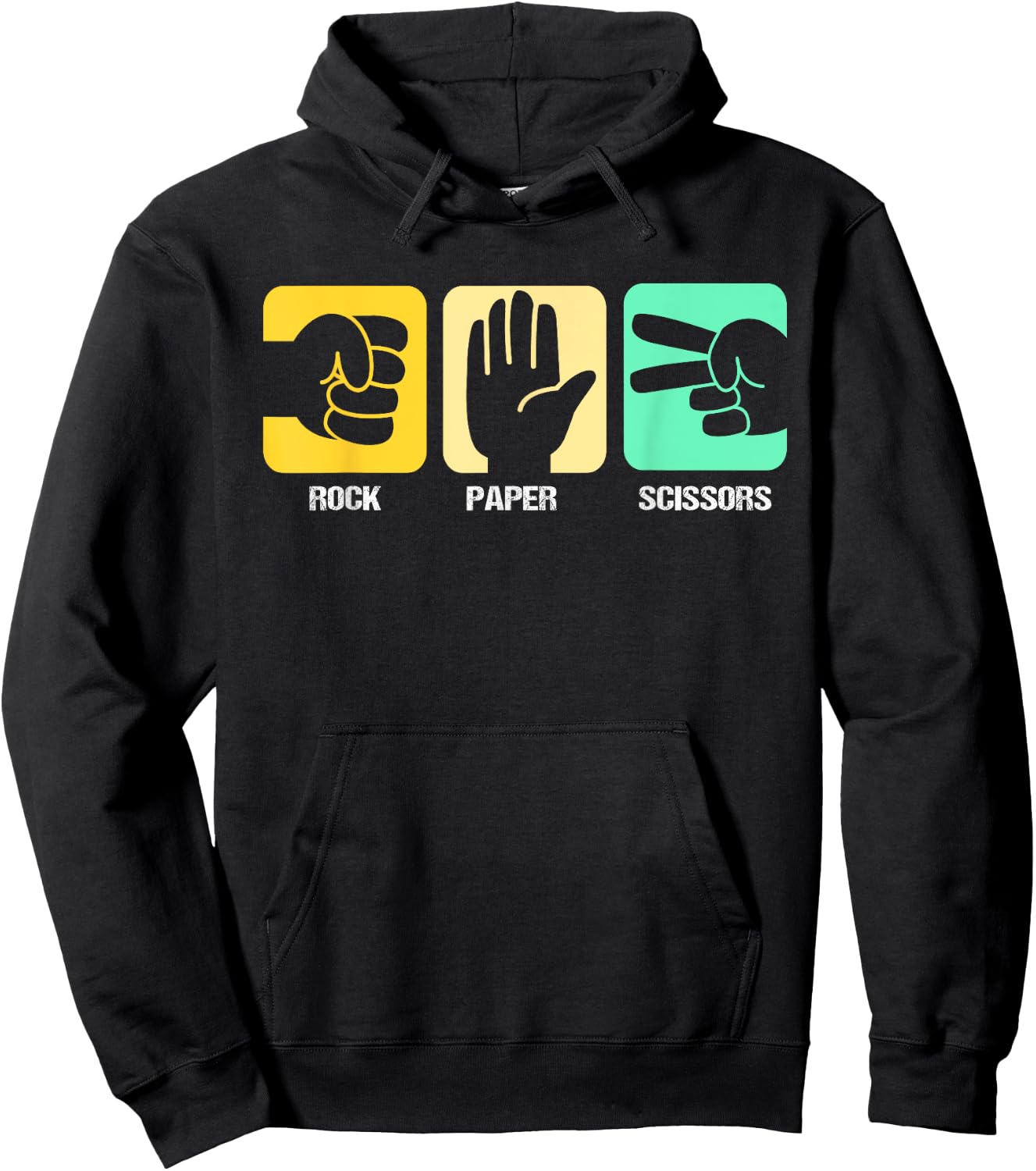 Rock Paper Scissors Hoodie - Hoodie | Black