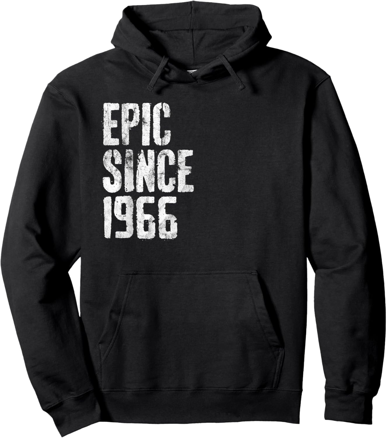 Epic Since 1966 58th Birthday Retro Hoodie - Hoodie | Black