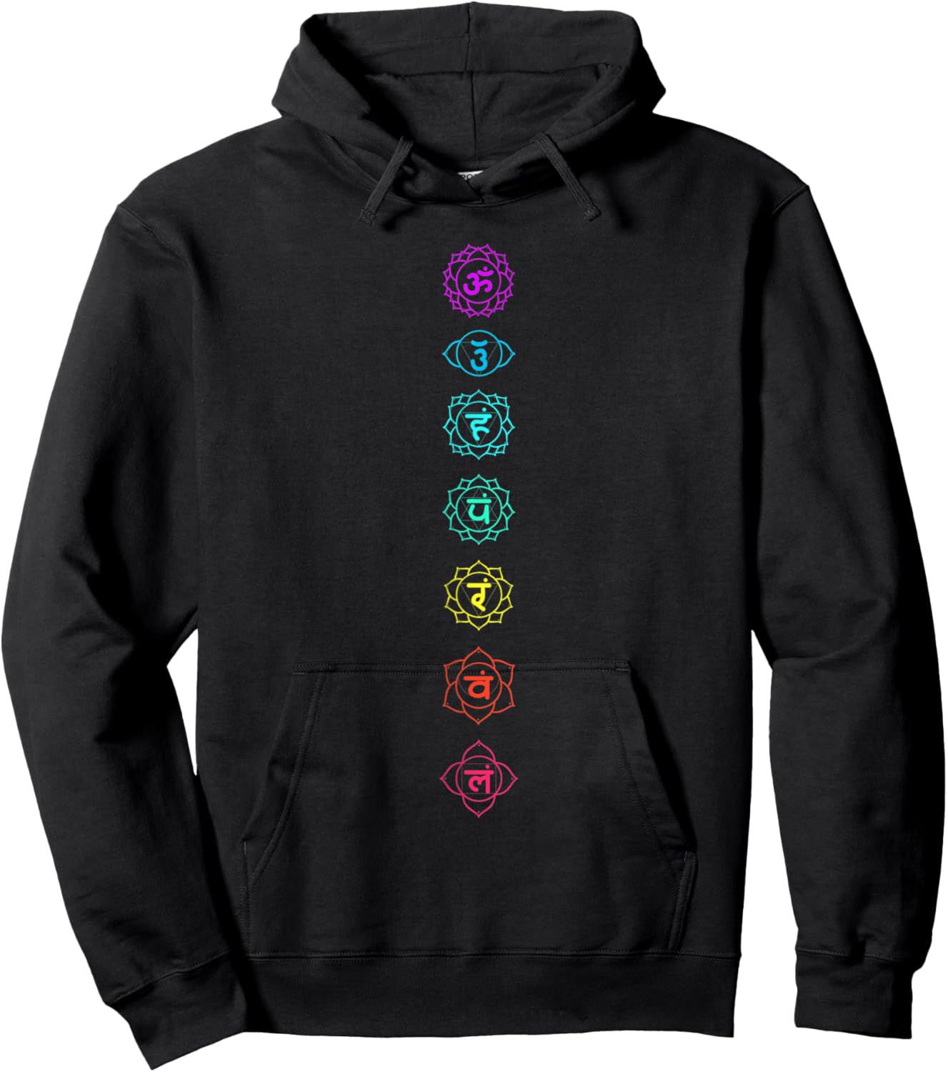 Meditation Om Chakra Symbol Hoodie - Hoodie | Black