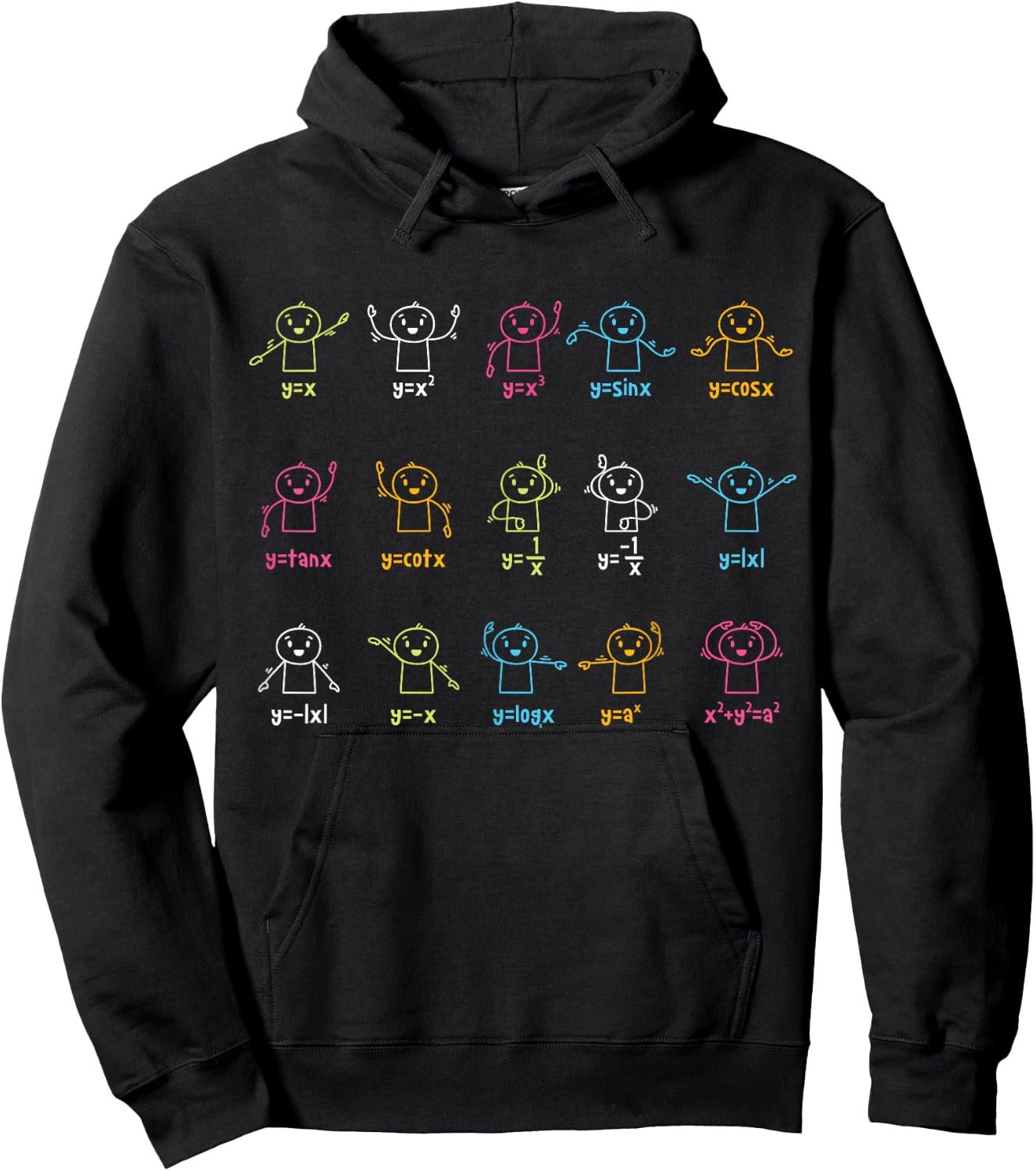 Algebra Dance Funny Graph Figures Math Equation Teacher Small Hoodie - Hoodie | Black