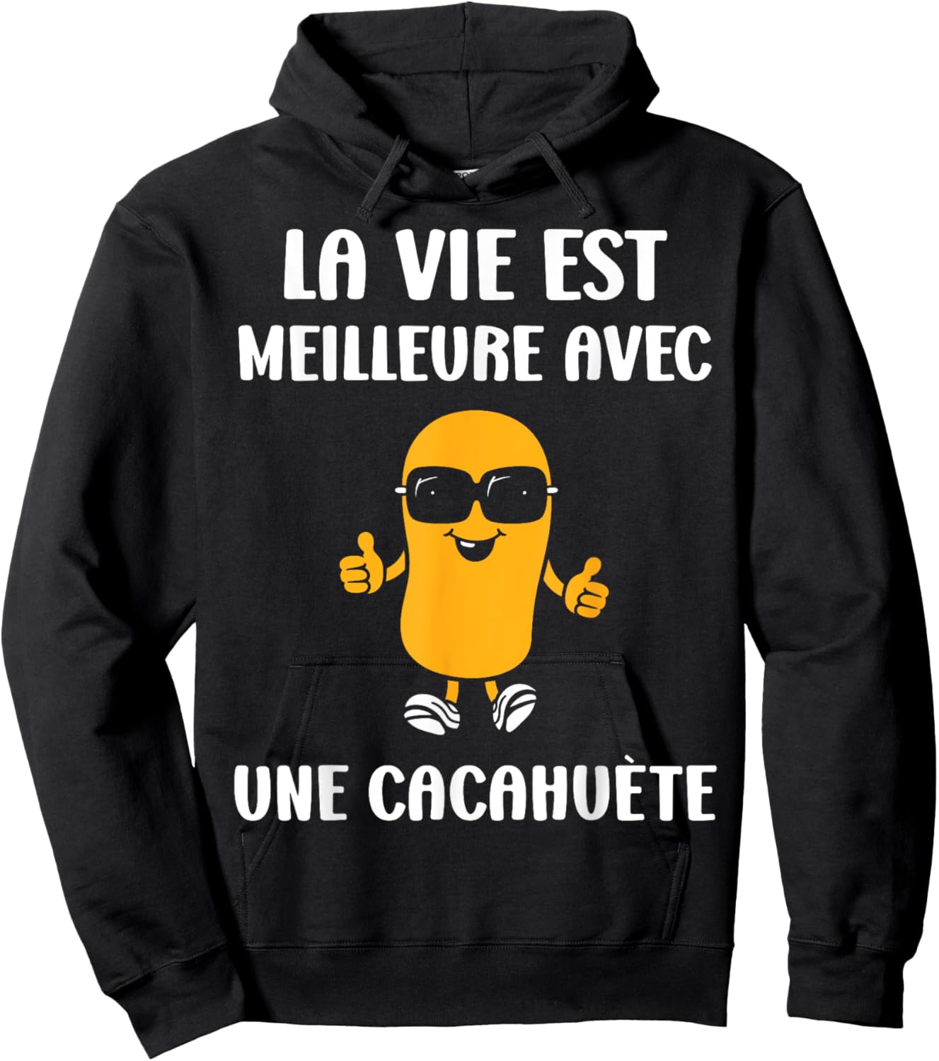 Humor Peanuts Life is Better with a Peanut Hoodie - Hoodie | Black