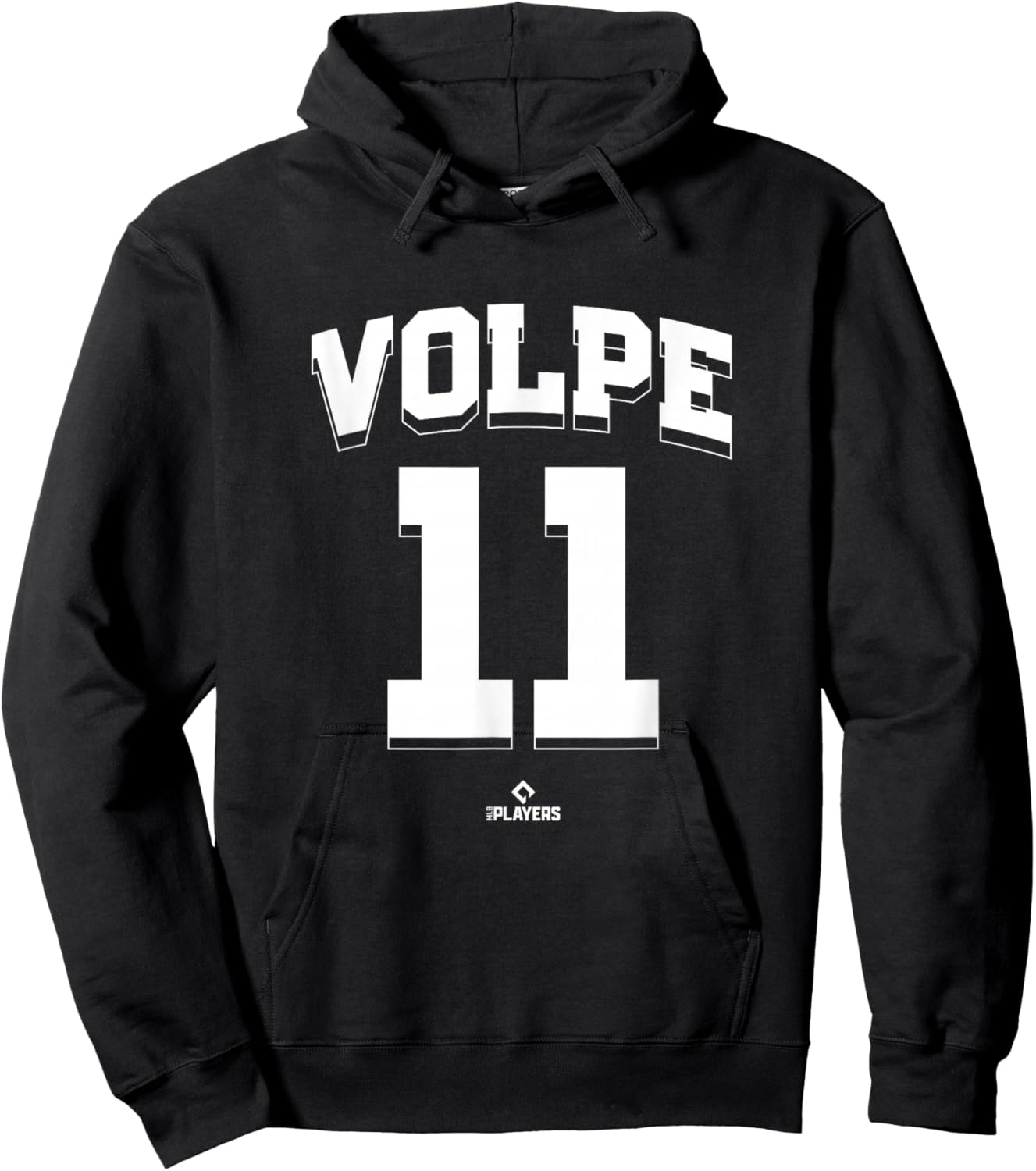 Anthony Volpe 11 New York MLBPA Hoodie - Hoodie | Black