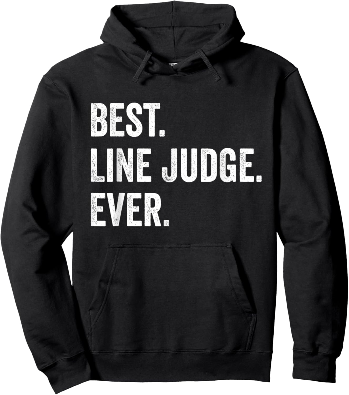 Best Line Judge Ever Funny Volleyball Hoodie - Hoodie | Black