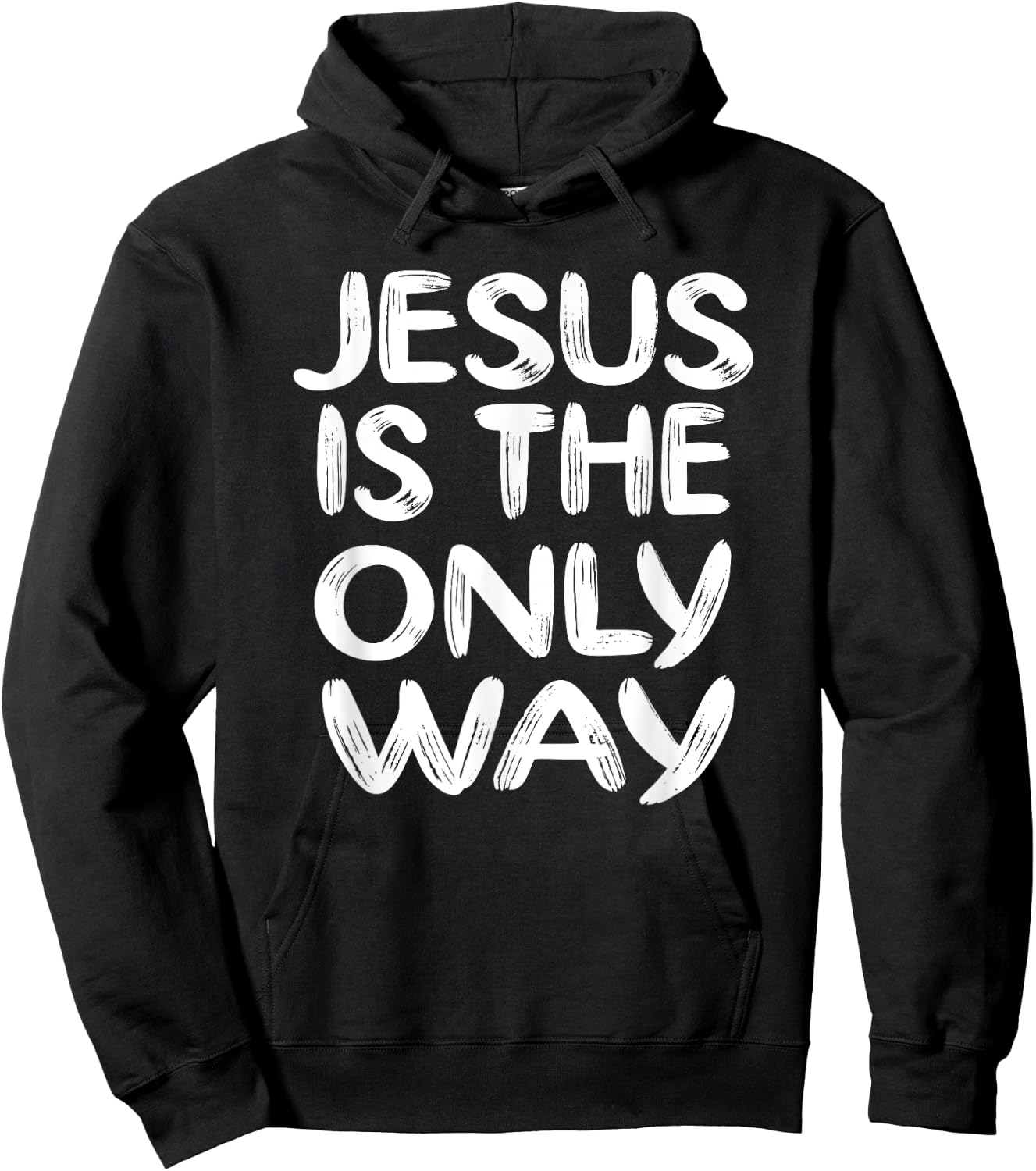Jesus is the Only Way Hoodie - Hoodie | Black