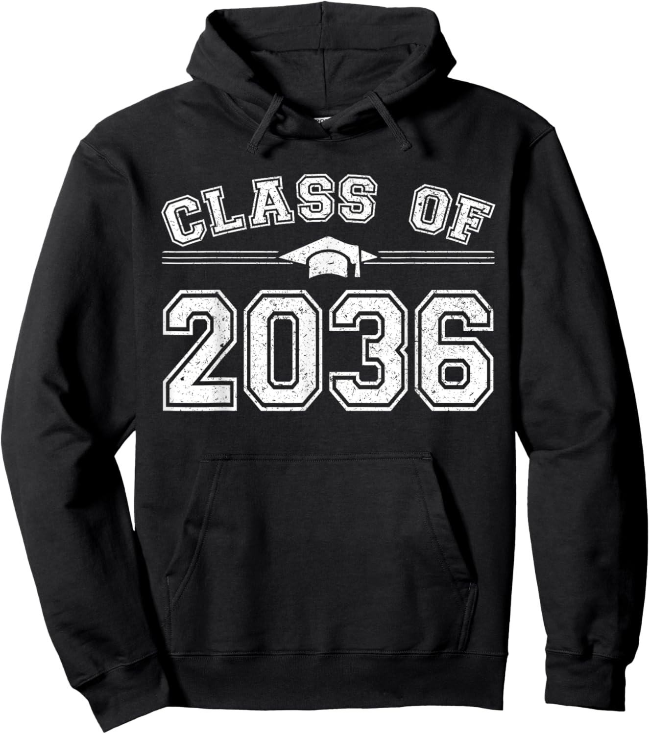 Class of 2036 Grow With Me First Day of School Graduate 2036 Hoodie - Hoodie | Black