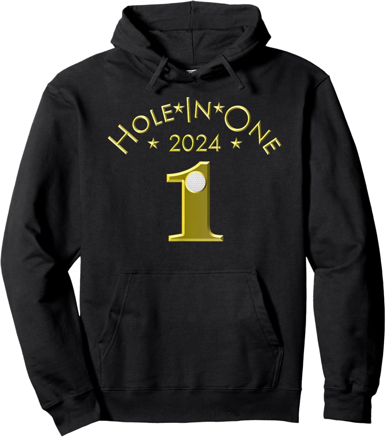 Golf Hole In One 2024 Sport Themed Golfing Design For Golfer Hoodie - Hoodie | Black