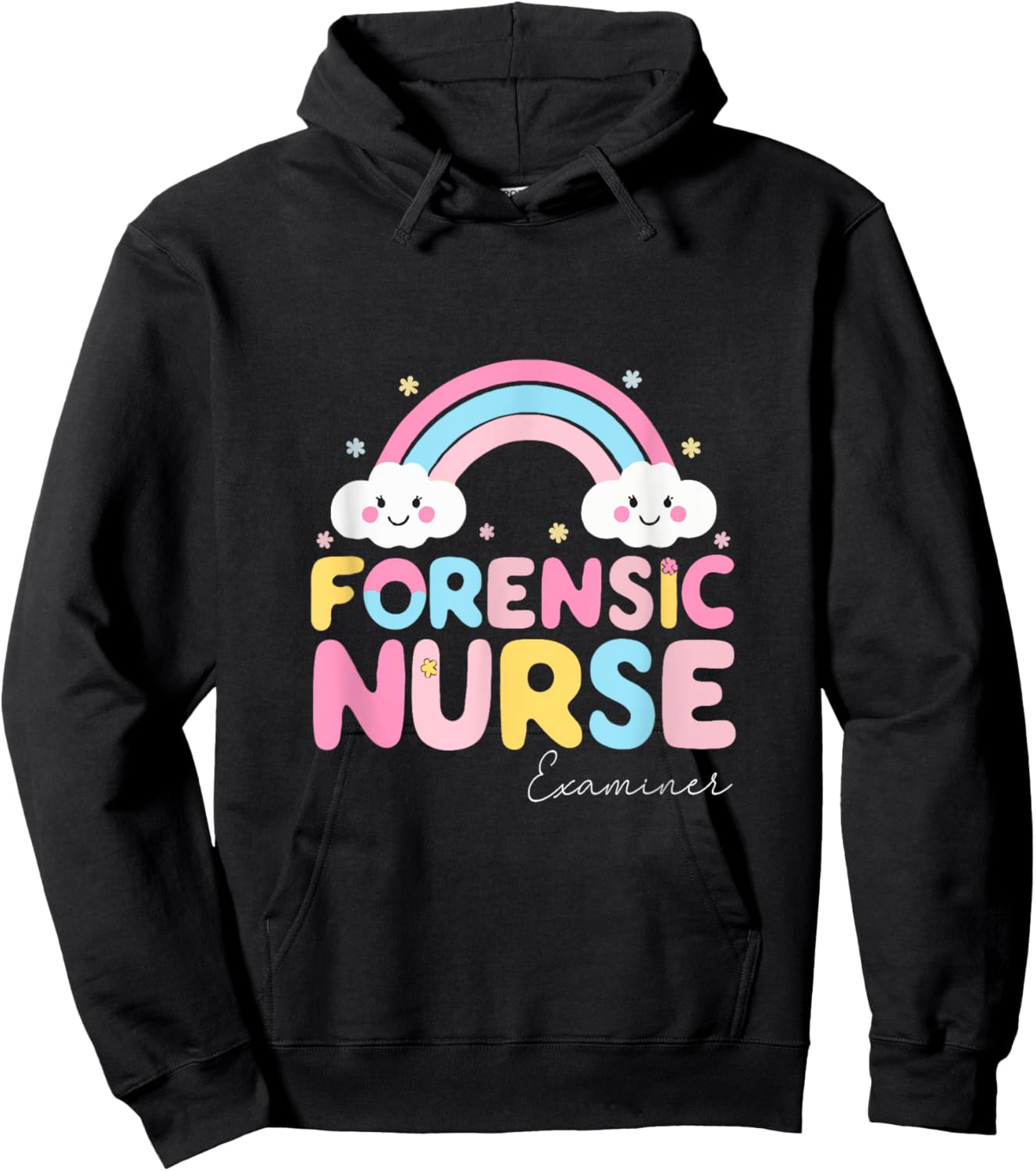 Forensic Nurse Examiner Funny Forensic Nursing School Hoodie - Hoodie | Black