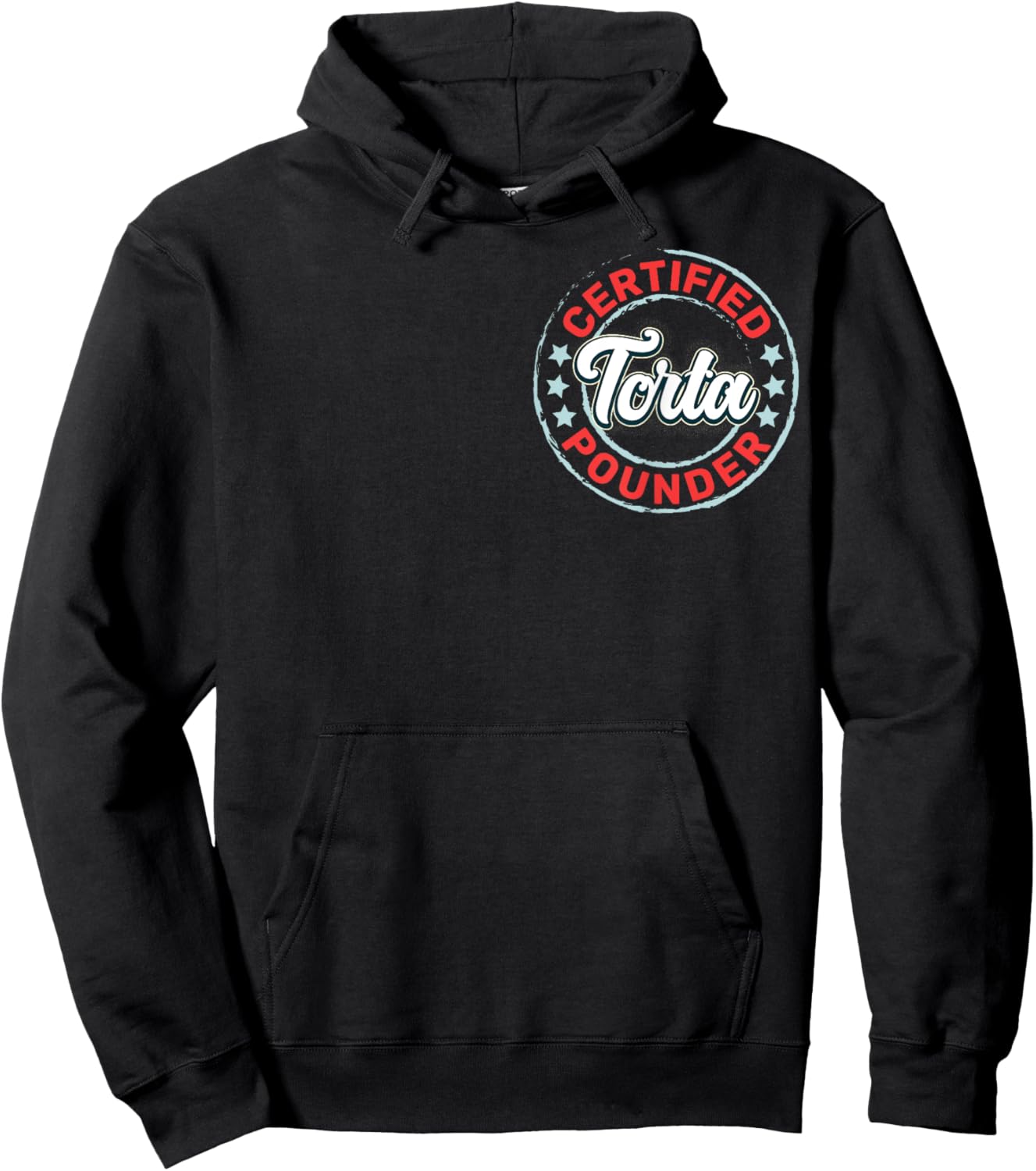 Food Lover Mexican Torta Certified Torta Pounder -Adult Black Small Classic Funny Foodie Hoodie - Hoodie | Black