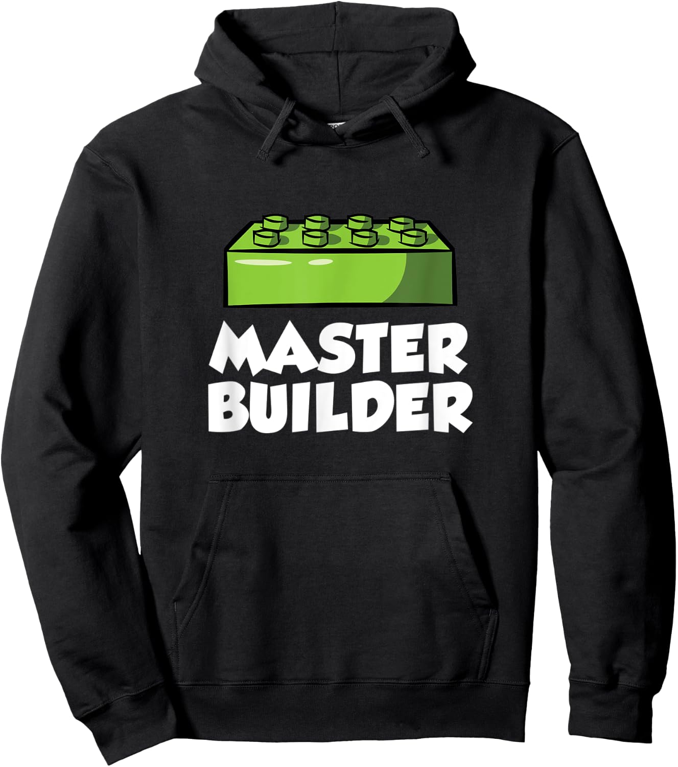 Brick Builder Funny Blocks Building Master Builder Toys Kids Hoodie - Hoodie | Black
