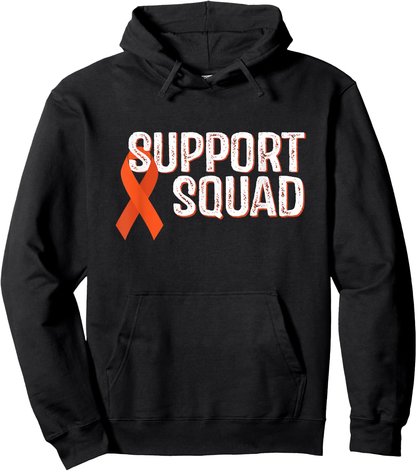 Leukemia Awareness Support Squad Hoodie - Hoodie | Black