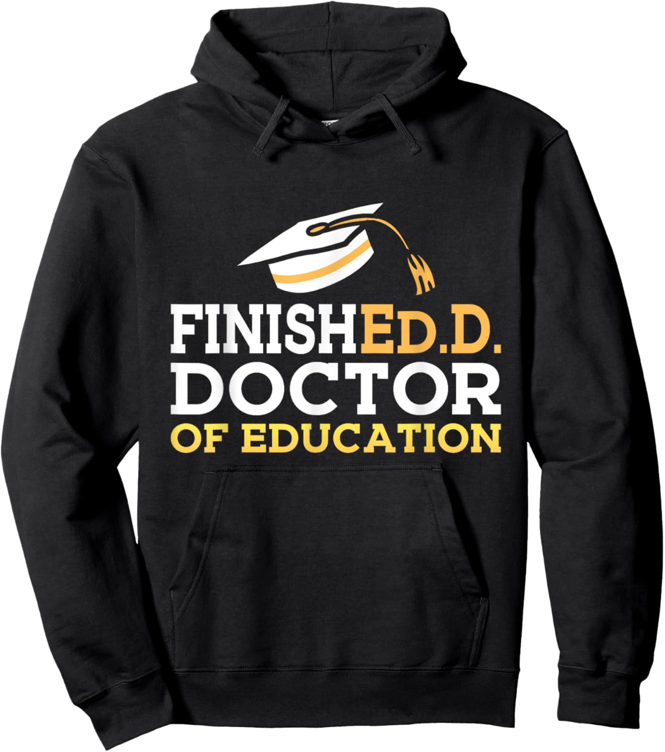 Doctor of Education Doctoral Degree Graduation 2025 EDD Hoodie - Hoodie | Black