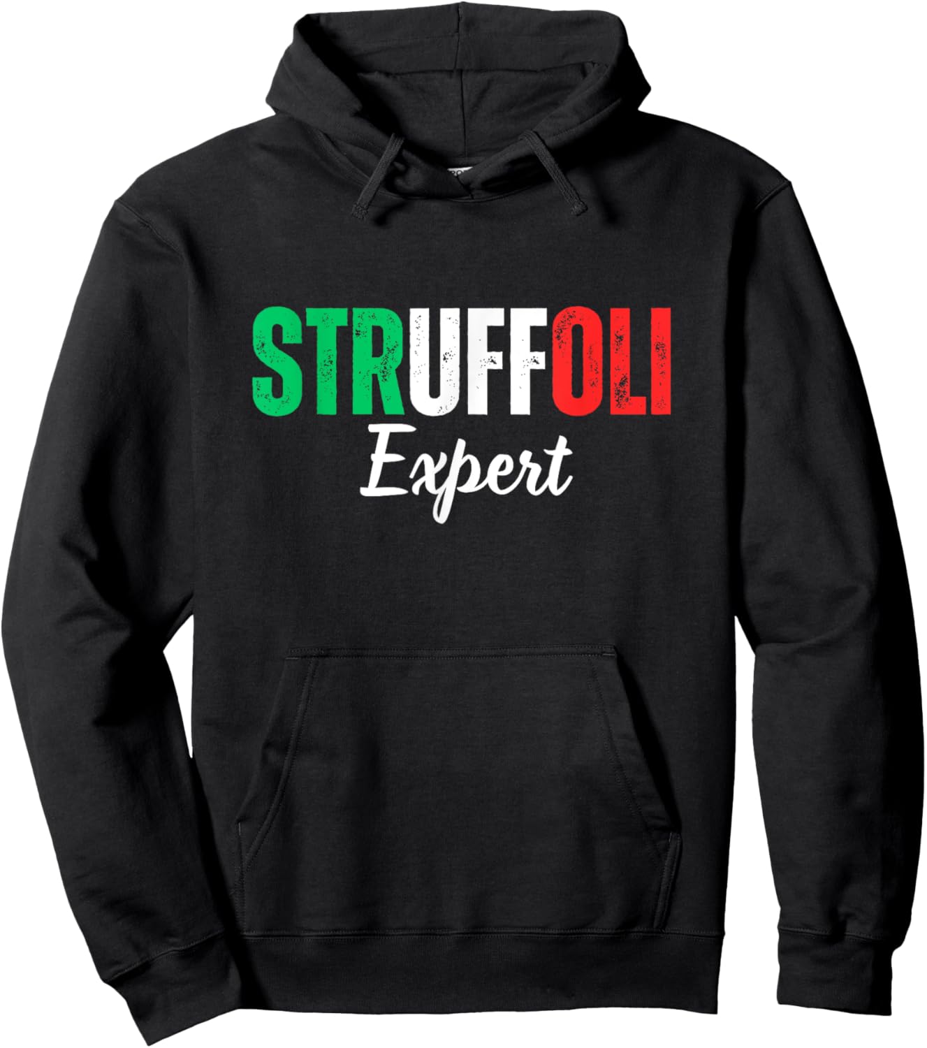Funny Struffoli Expert, Italian Tradition Mom Dad Family Hoodie - Hoodie | Black
