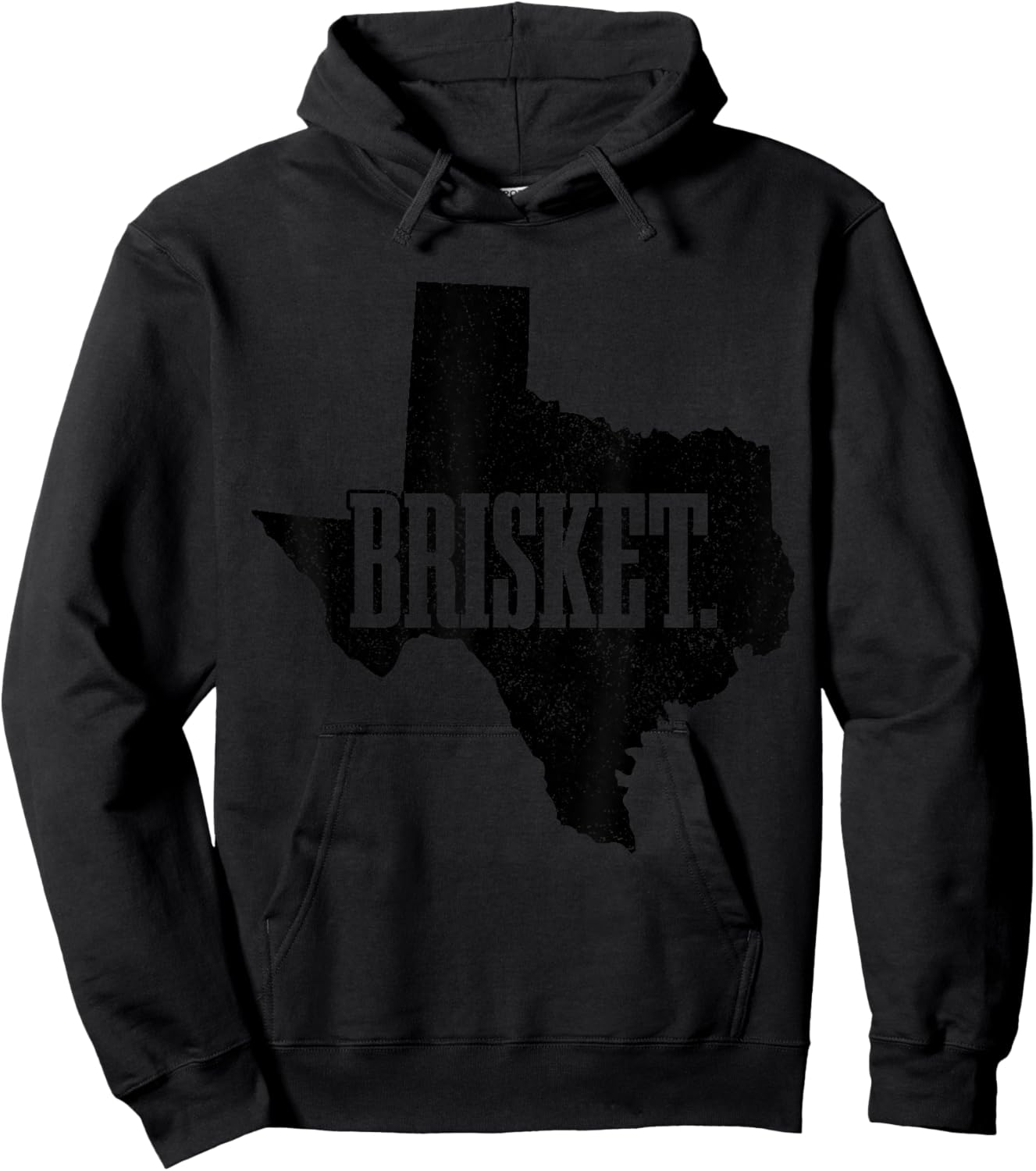 Brisket Texas BBQ State Map Pride Barbecue Grill Grilling Hoodie - Hoodie | Black