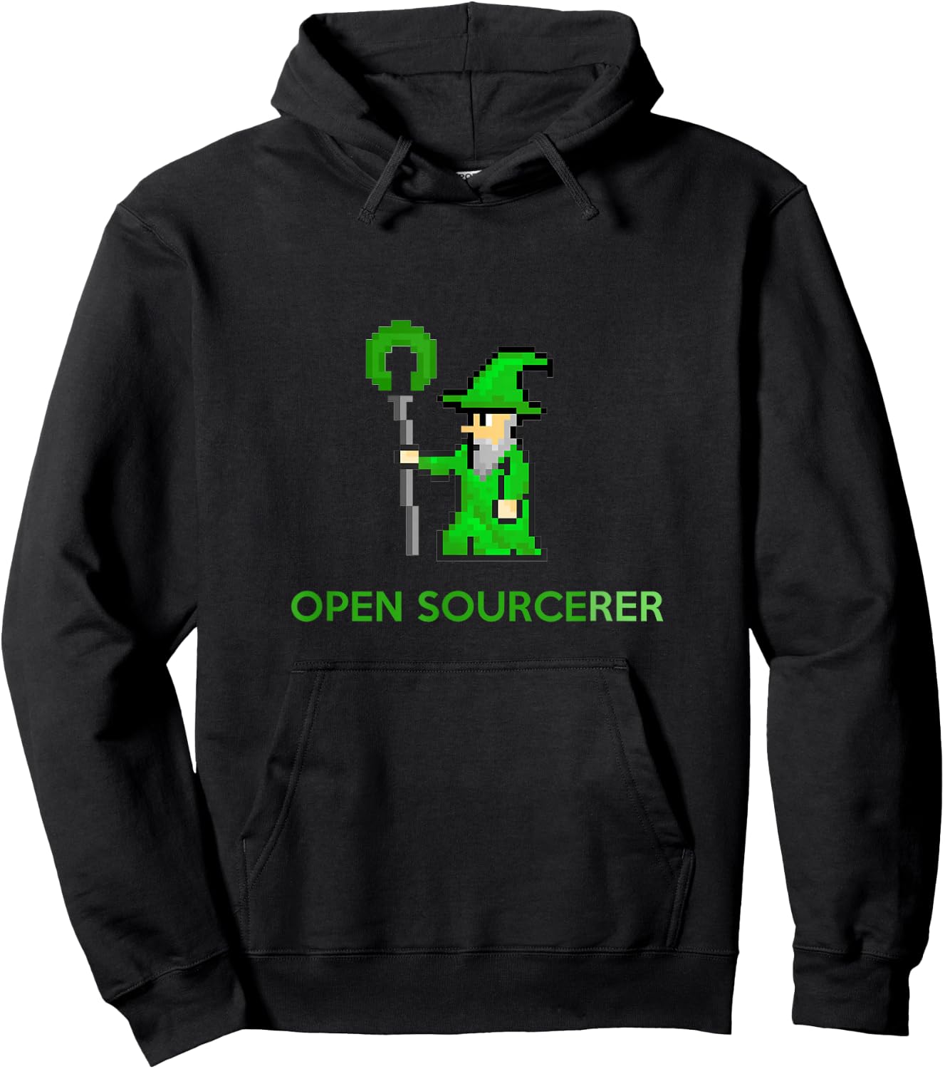 Open Sourcerer Developer Coder Open Sorcerer Hoodie - Hoodie | Black