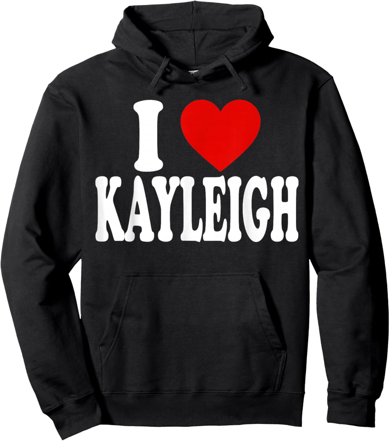 I Heart Love Kayleigh Hoodie - Hoodie | Black