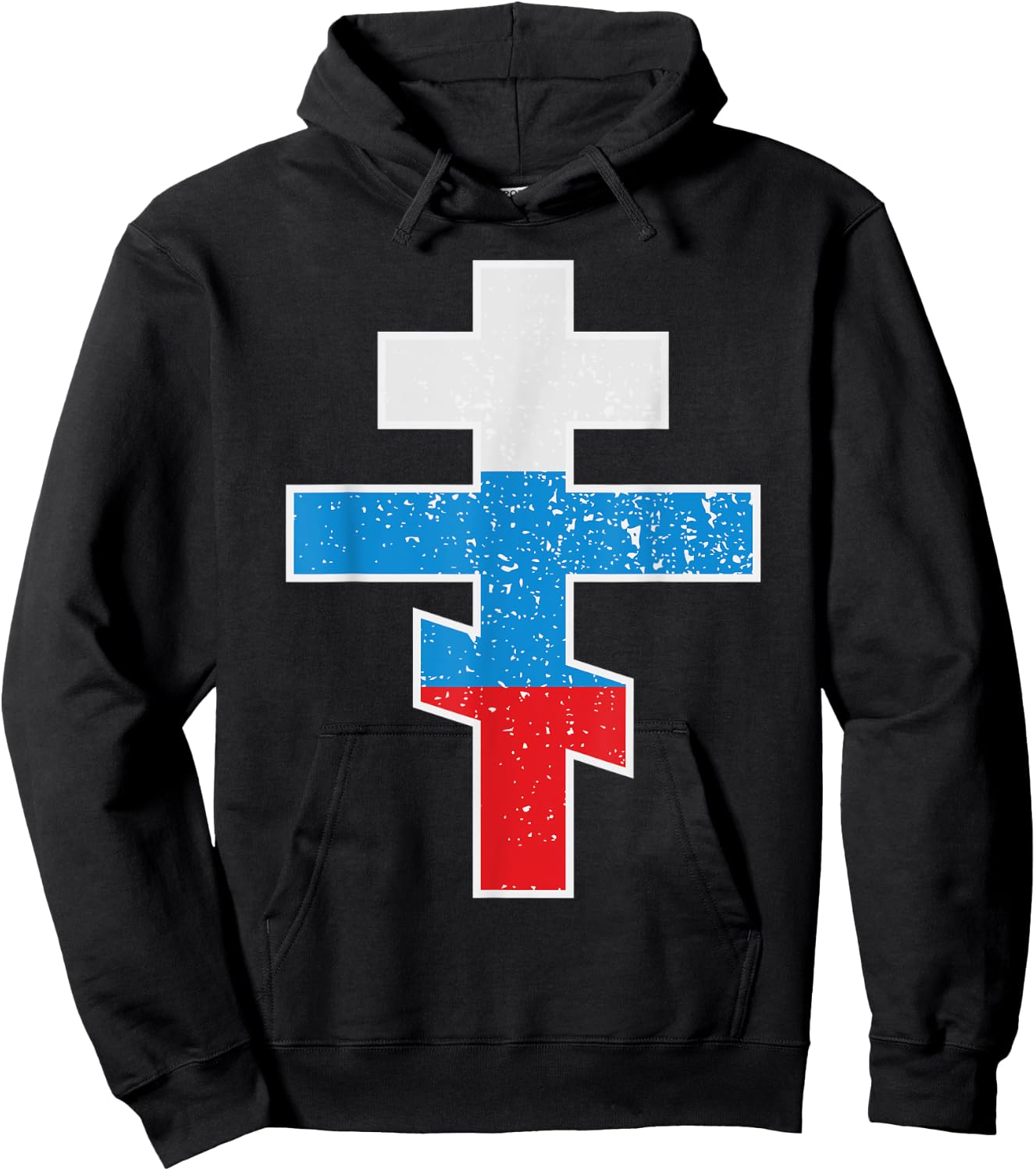 Russian Orthodox Cross Hoodie - Hoodie | Black