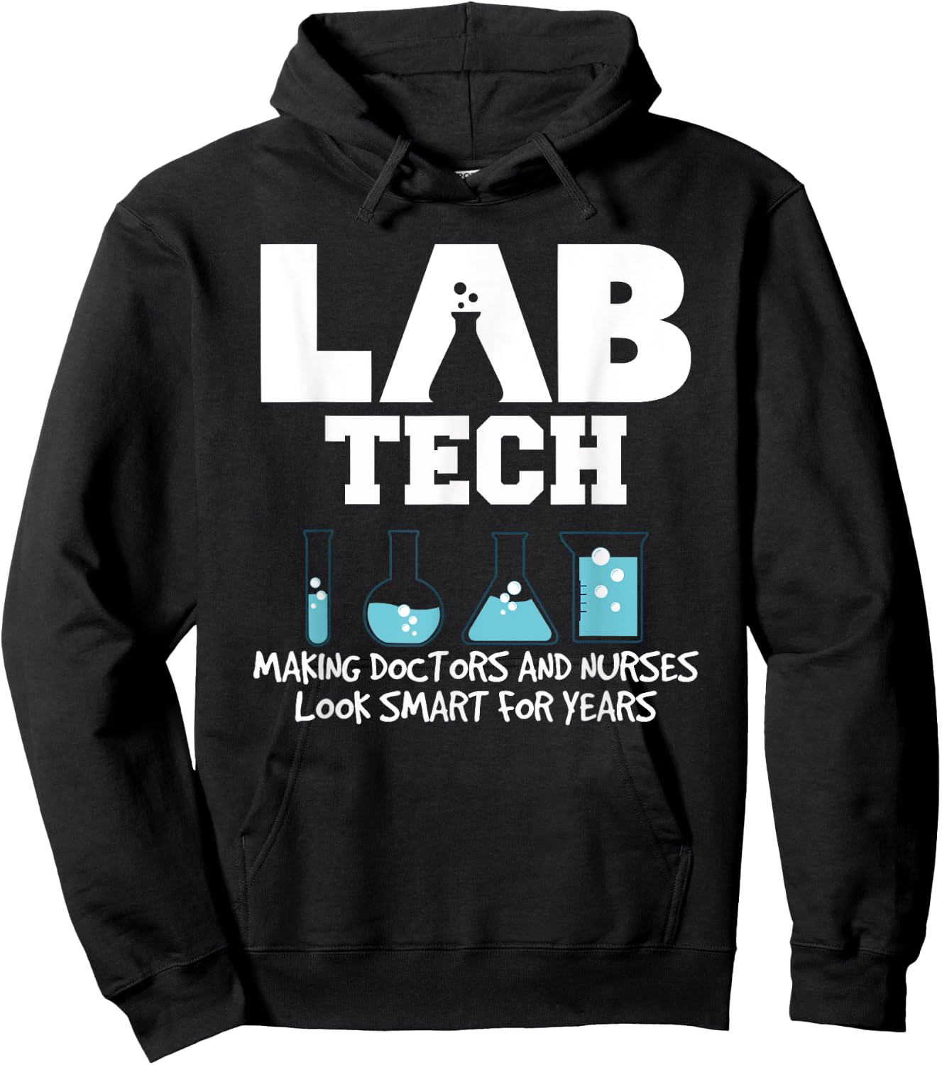 Funny Lab Tech Laboratory Technician Hoodie - Hoodie | Black