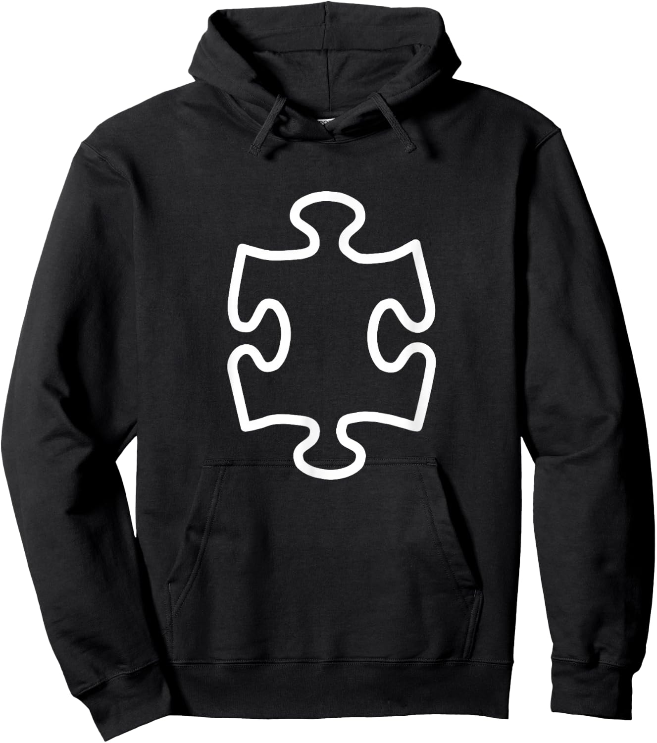 Puzzle Piece Hoodie - Hoodie | Black