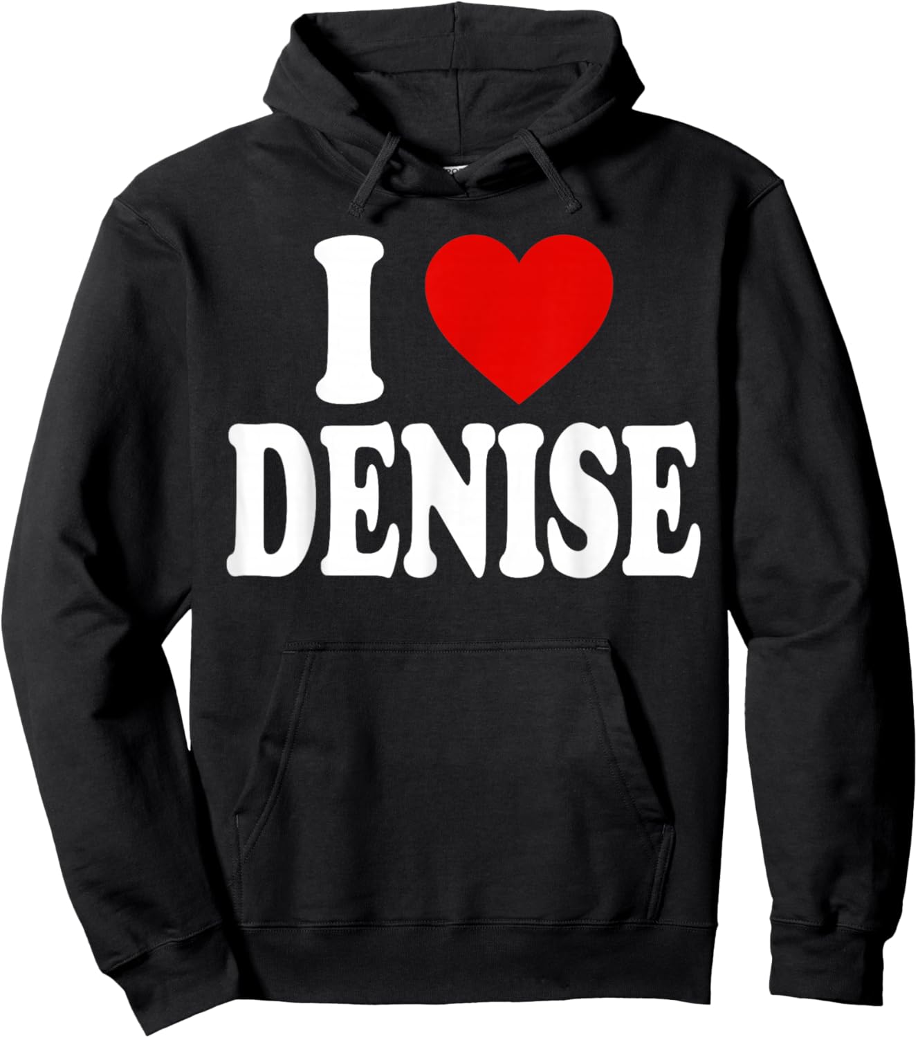 I Heart Love Denise Hoodie - Hoodie | Black