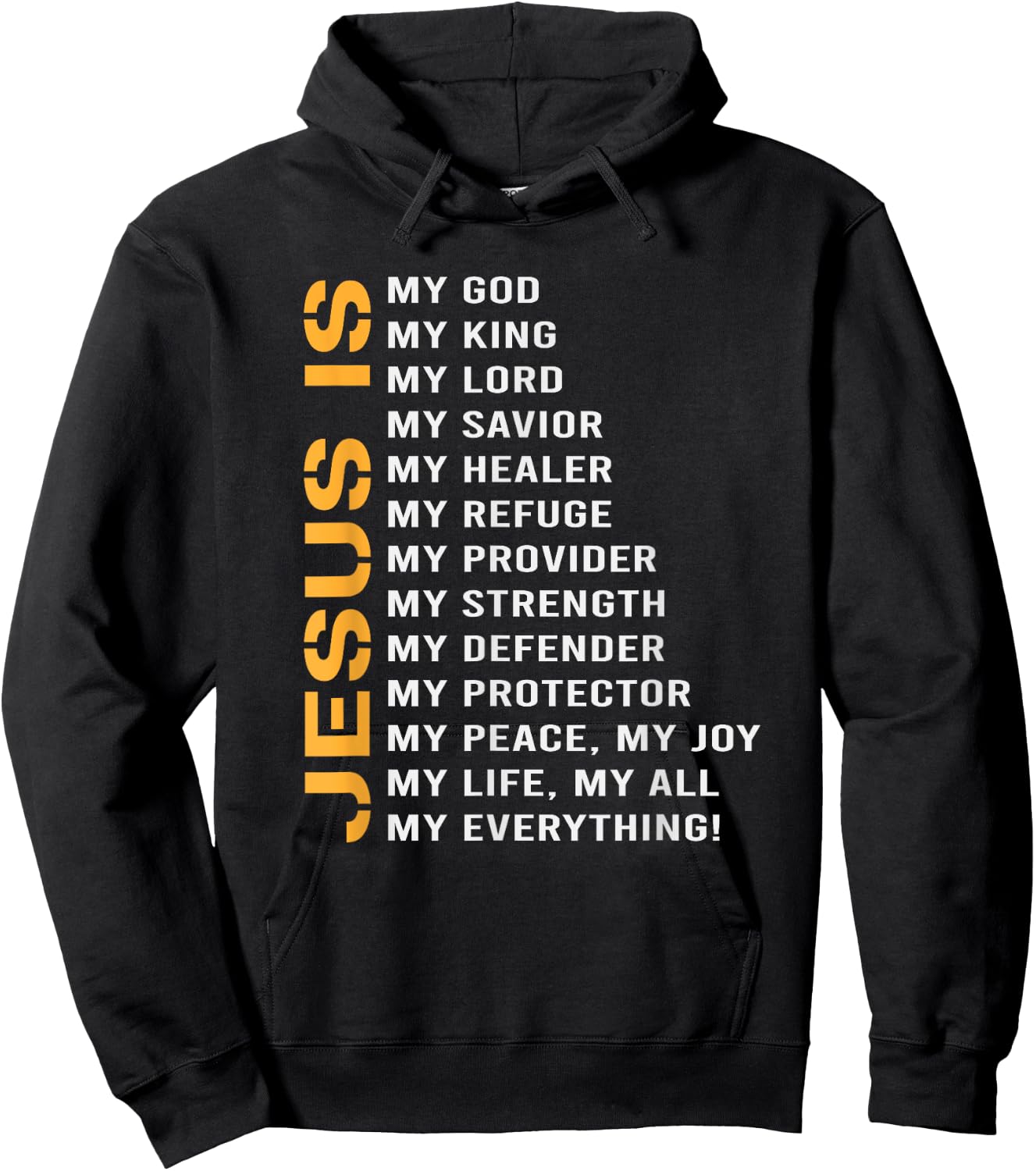 Jesus Lord God Savior Devotee Gift Jesus Hoodie - Hoodie | Black