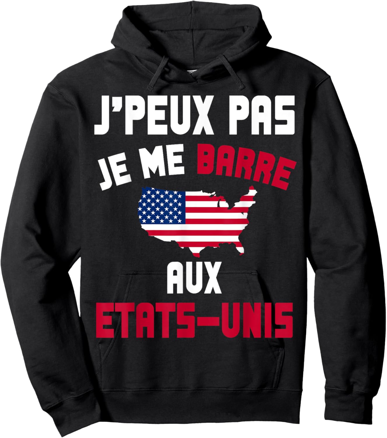 I Can't I Bar USA Gift Travel USA , Black, S Hoodie - Hoodie | Black