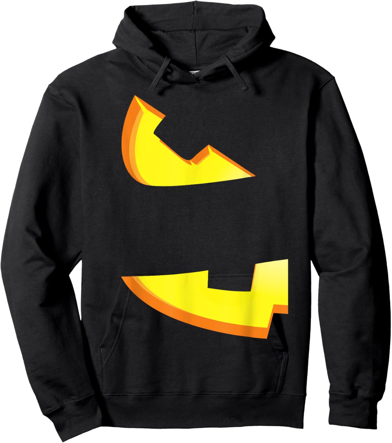 Halloween Jack-O'-Lantern Matching Couple Costume Gift Hoodie - Hoodie | Black