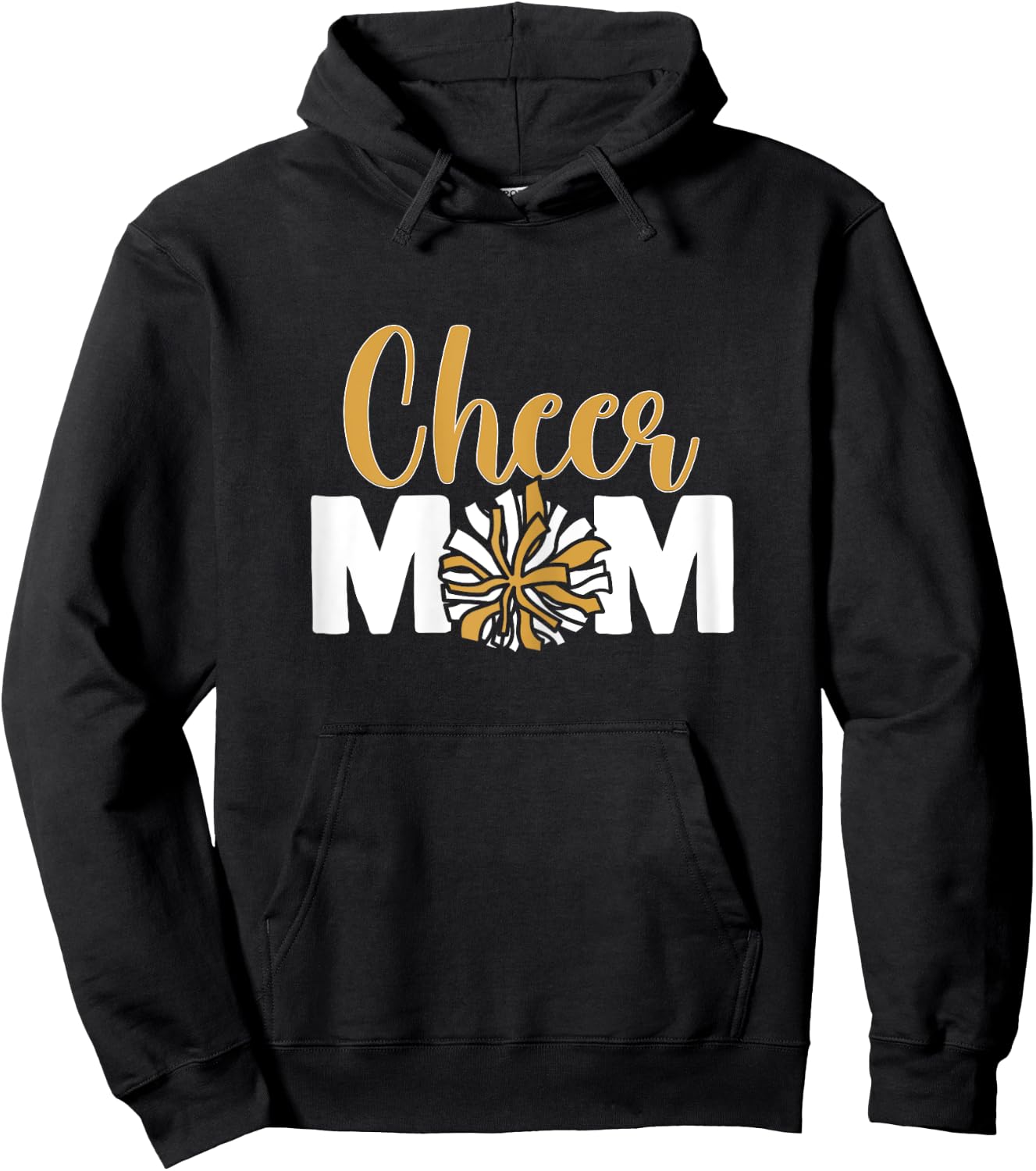 Cheer Mom Cheerleading Mother of Cheerleader Cheer Mom Hoodie - Hoodie | Black