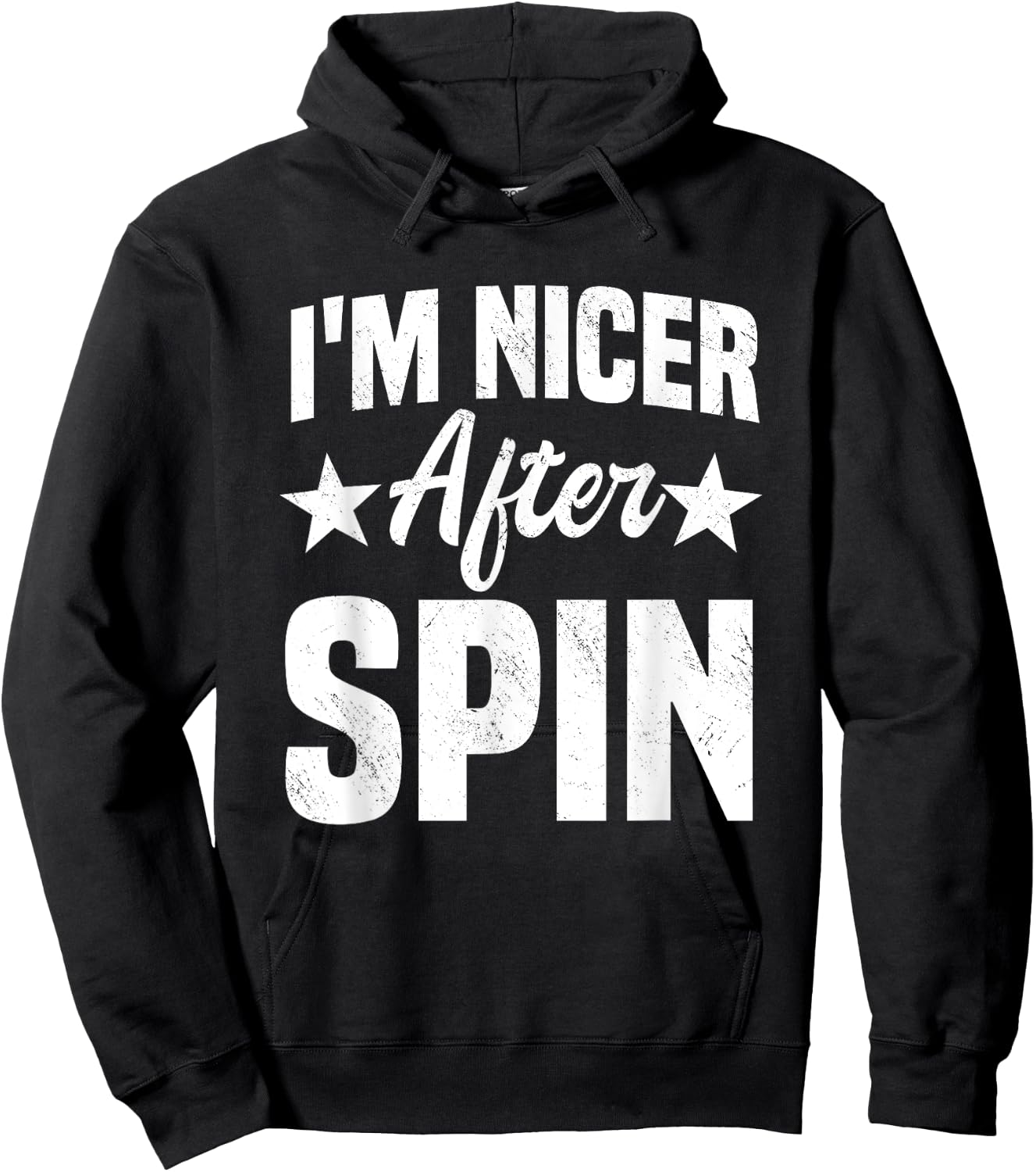 Indoor Cycling Instructor Stationary Bike Nicer After Spin Hoodie - Hoodie | Black
