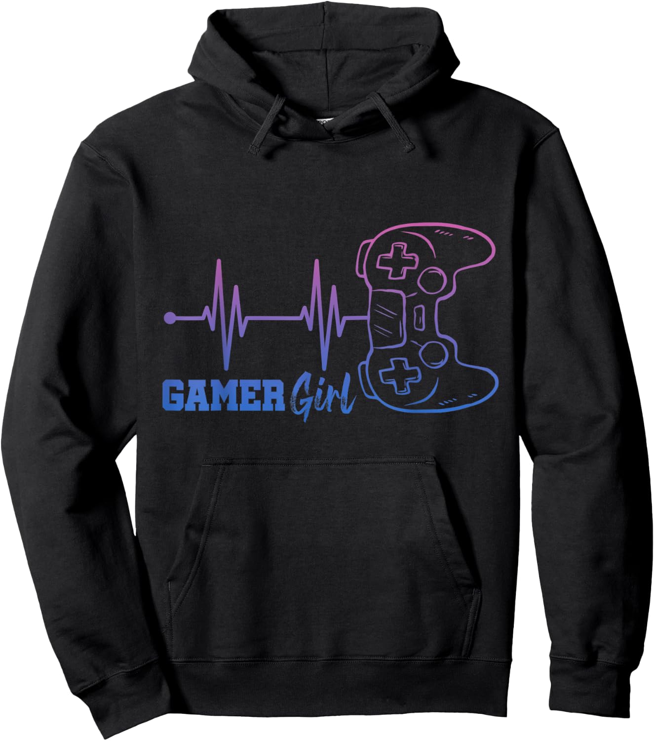 Gamer Girl Gaming Hoodie - Hoodie | Black