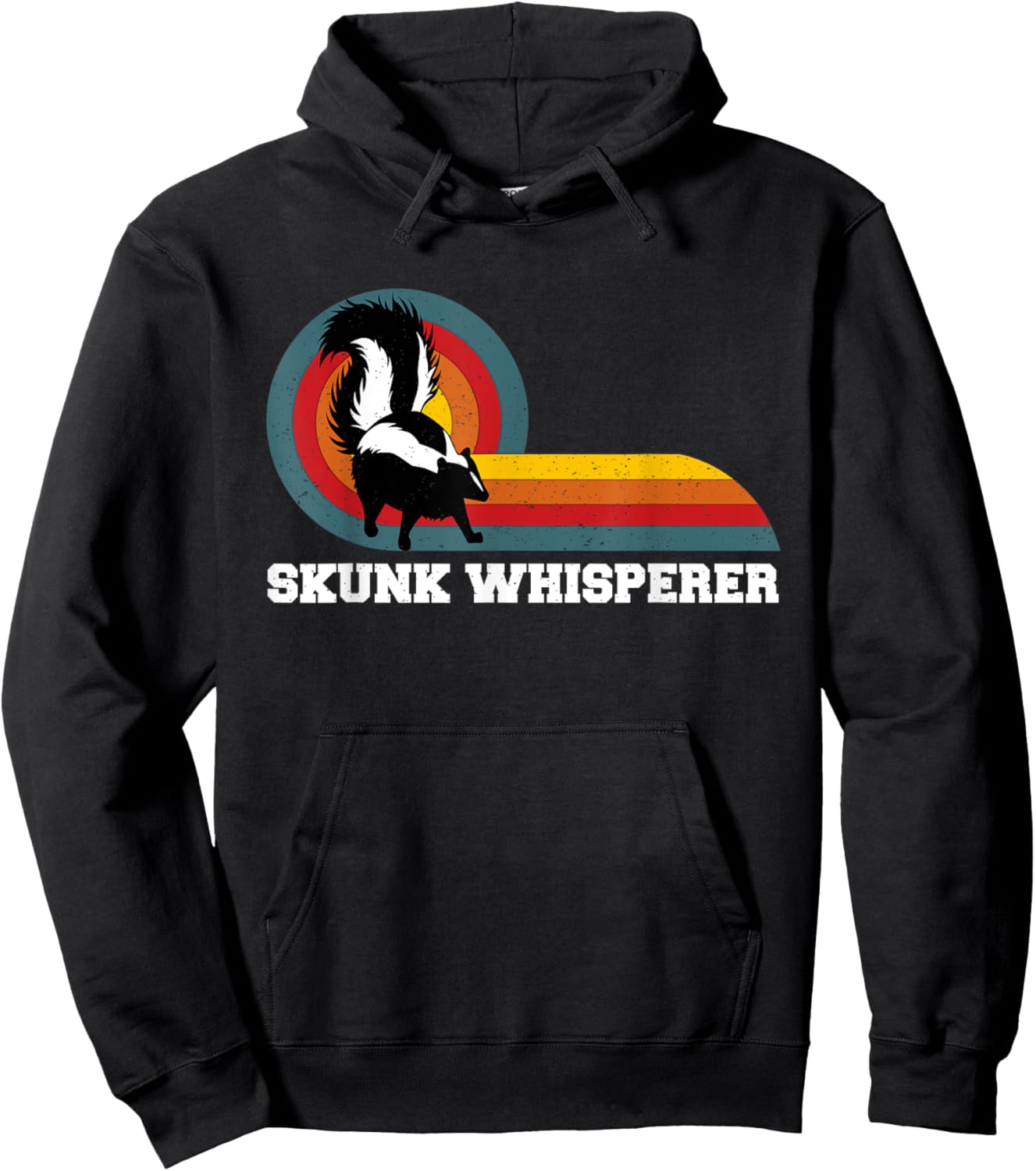 Skunk Whisperer | Funny Pet Skunks Hoodie - Hoodie | Black