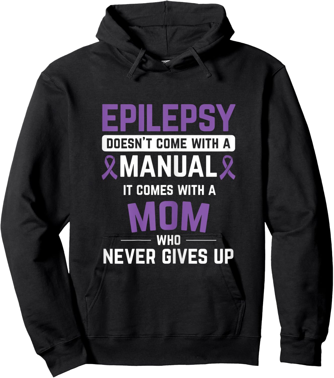 Epilepsy Mom Epilepsy Epilepsy Awareness Epilepsy Patient Hoodie - Hoodie | Black