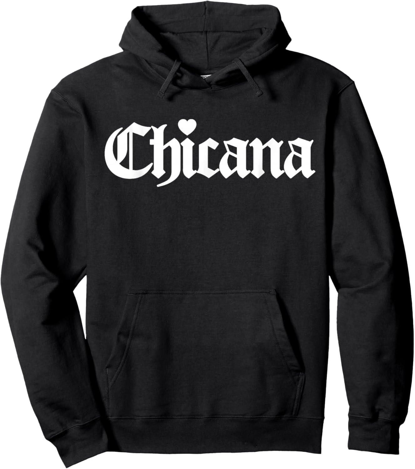 Chicana Women Heart Mexican American Hoodie - Hoodie | Black
