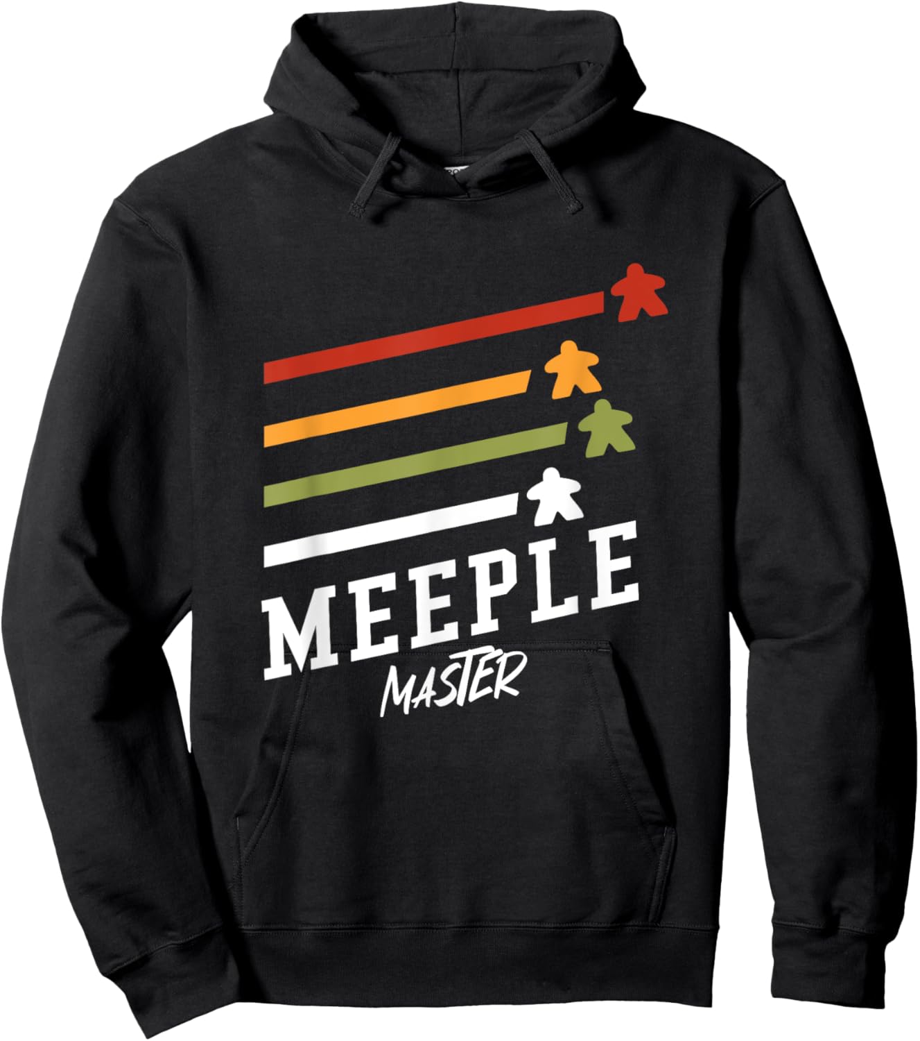 Meeple Master Board Games Fans Design Hoodie - Hoodie | Black