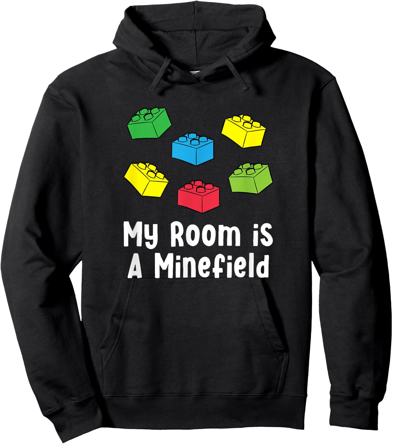 Brick Builder Funny Blocks Building Master Builder Toys Kids Hoodie - Hoodie | Black