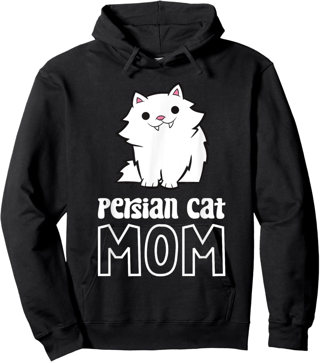 Persian Cat Mom Women Kids Hoodie - Hoodie | Black