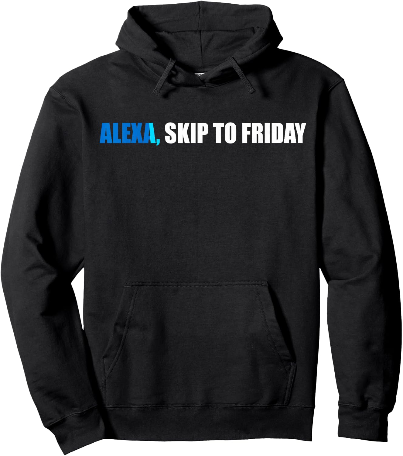 Alexa, Skip to Friday Funny Gift Hoodie - Hoodie | Black