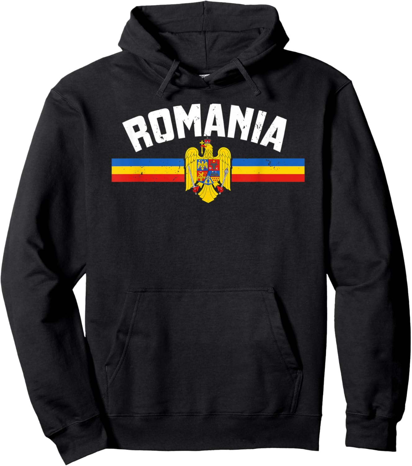 Romania Bucharest Balkans Romanian Hoodie - Hoodie | Black