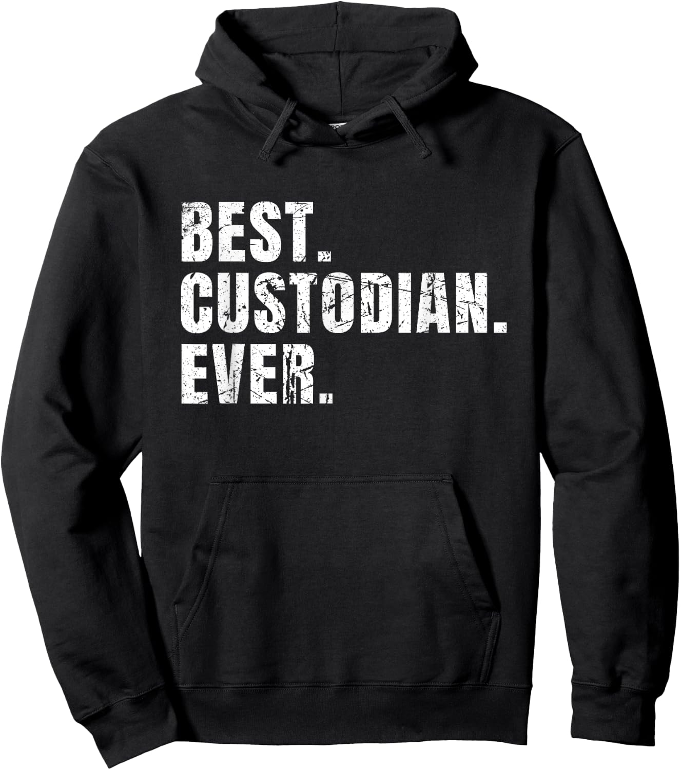 Best Custodian Ever School Janitor Hoodie - Hoodie | Black