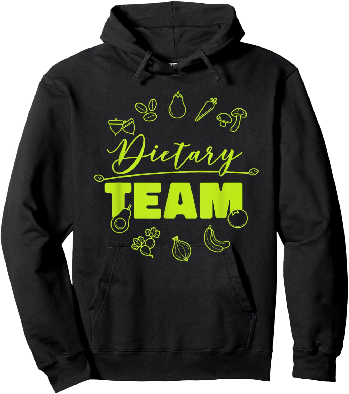 Dietary Manager Dietary Nutrition Team, Dietary Aide Crew Hoodie - Hoodie | Black