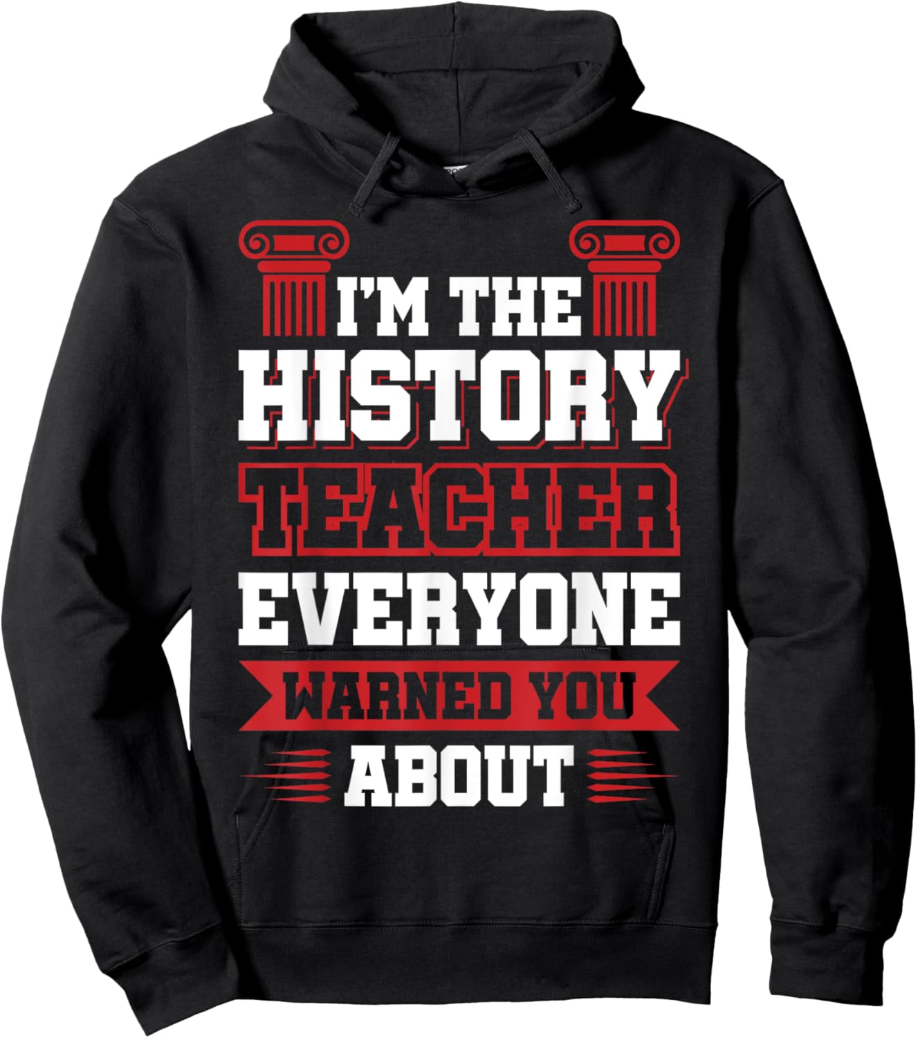 Funny History Teacher Social Studies Women Hoodie - Hoodie | Black