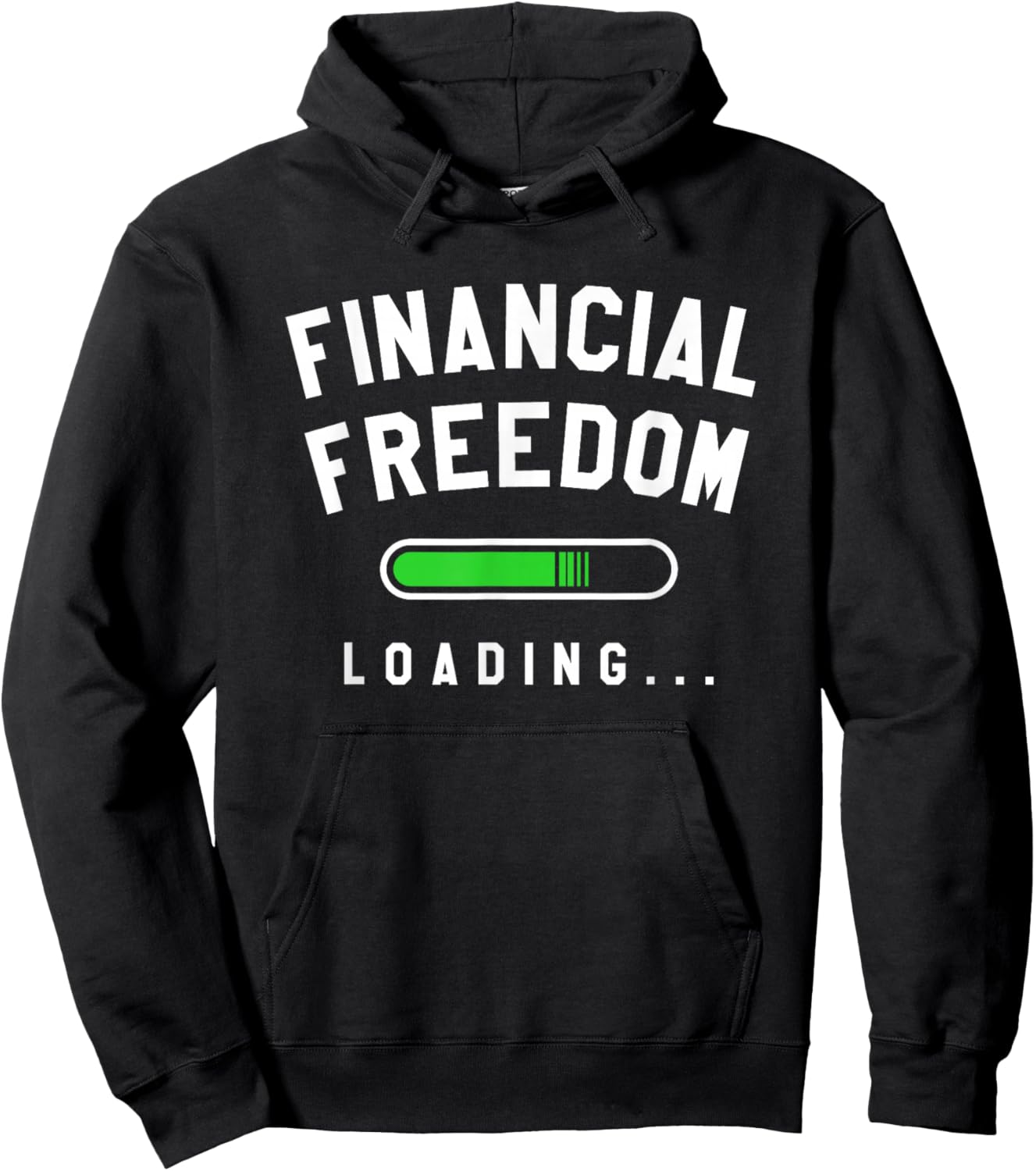 Financial Freedom Loading Finance Planner Hoodie - Hoodie | Black