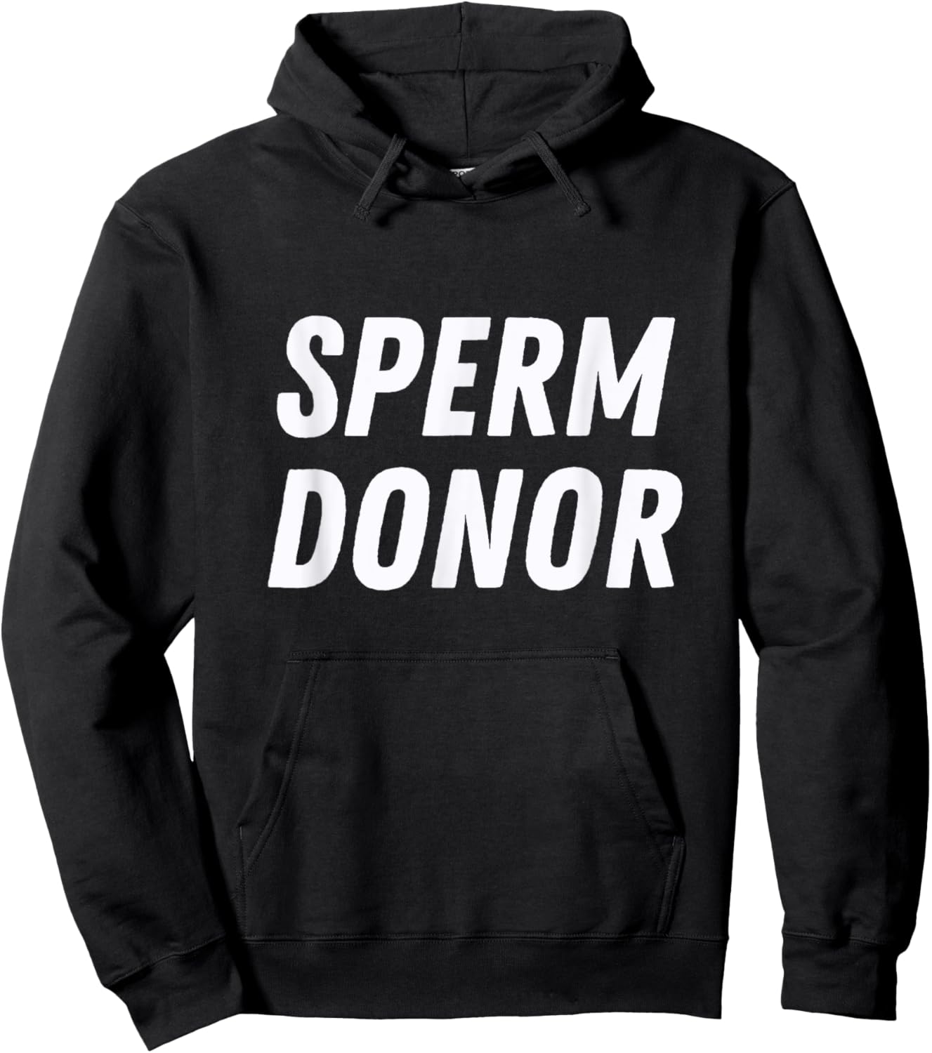 Sperm Donor Swim Team Funny Gag Graphic Hoodie - Hoodie | Black