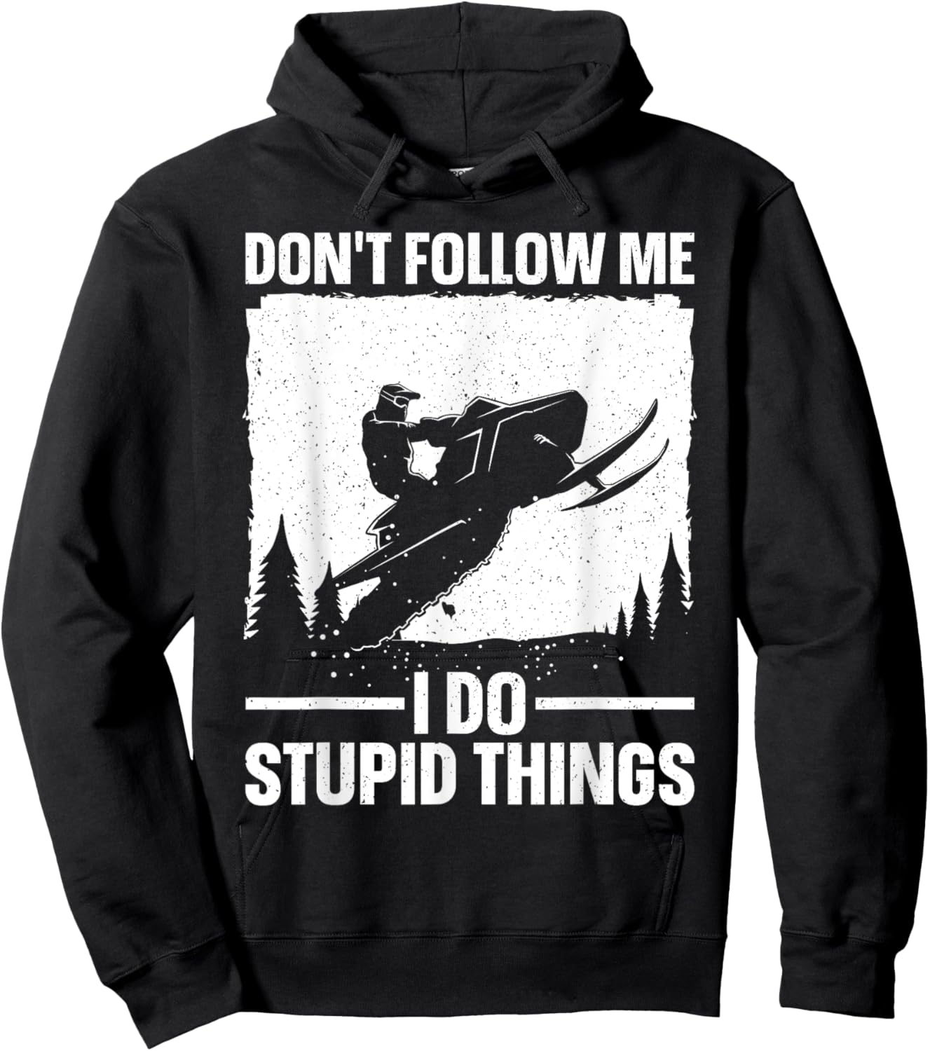 Snowmobile Art Women Snowmobiling Snowmobile Lover Hoodie - Hoodie | Black