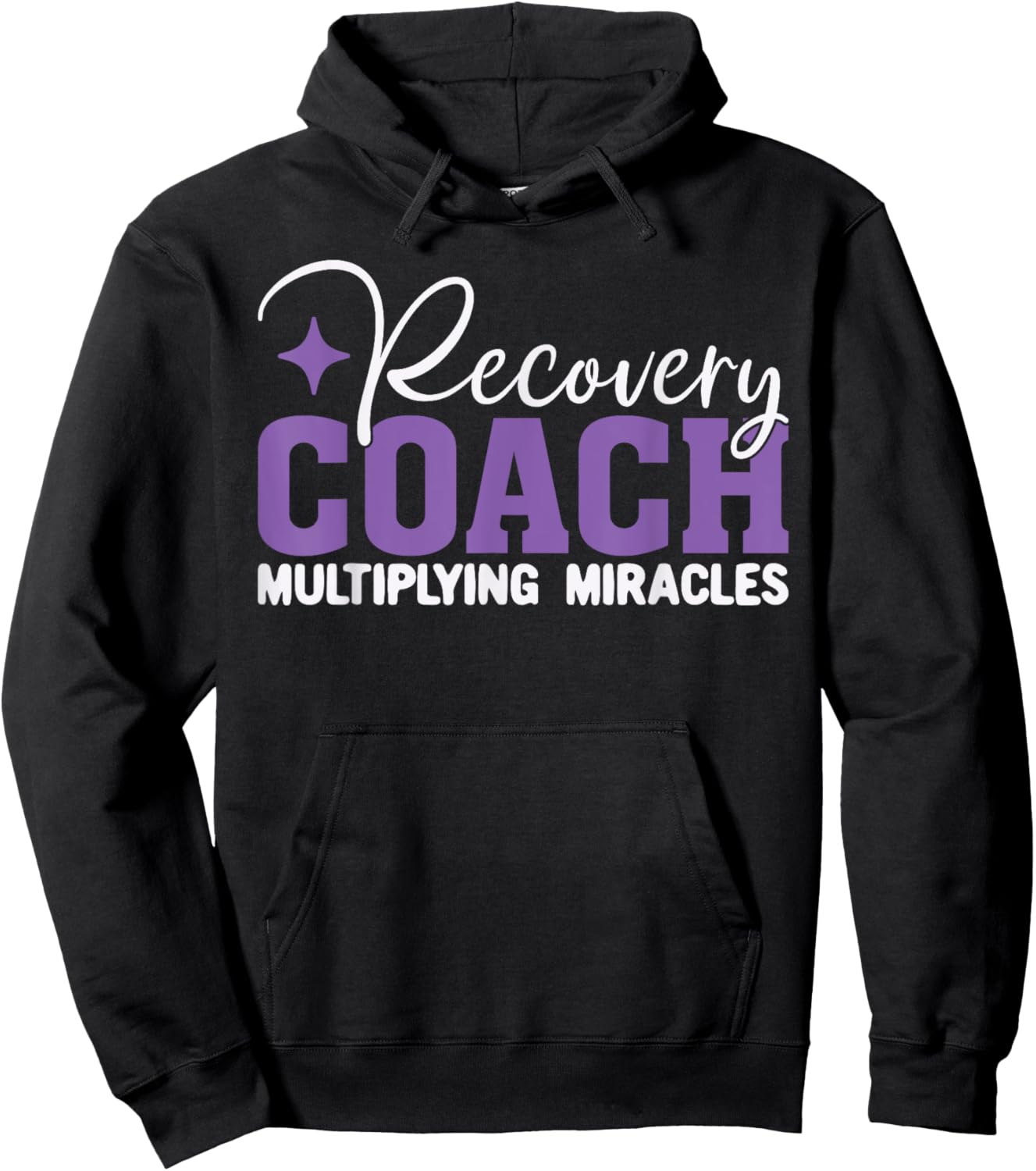 Recovery Sobriety Recovery Coach Multiplying Miracles Hoodie - Hoodie | Black