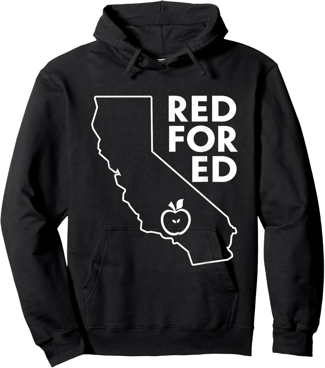 United Teacher Los Angeles Protest UTLA Red For Ed Shirt Hoodie - Hoodie | Black