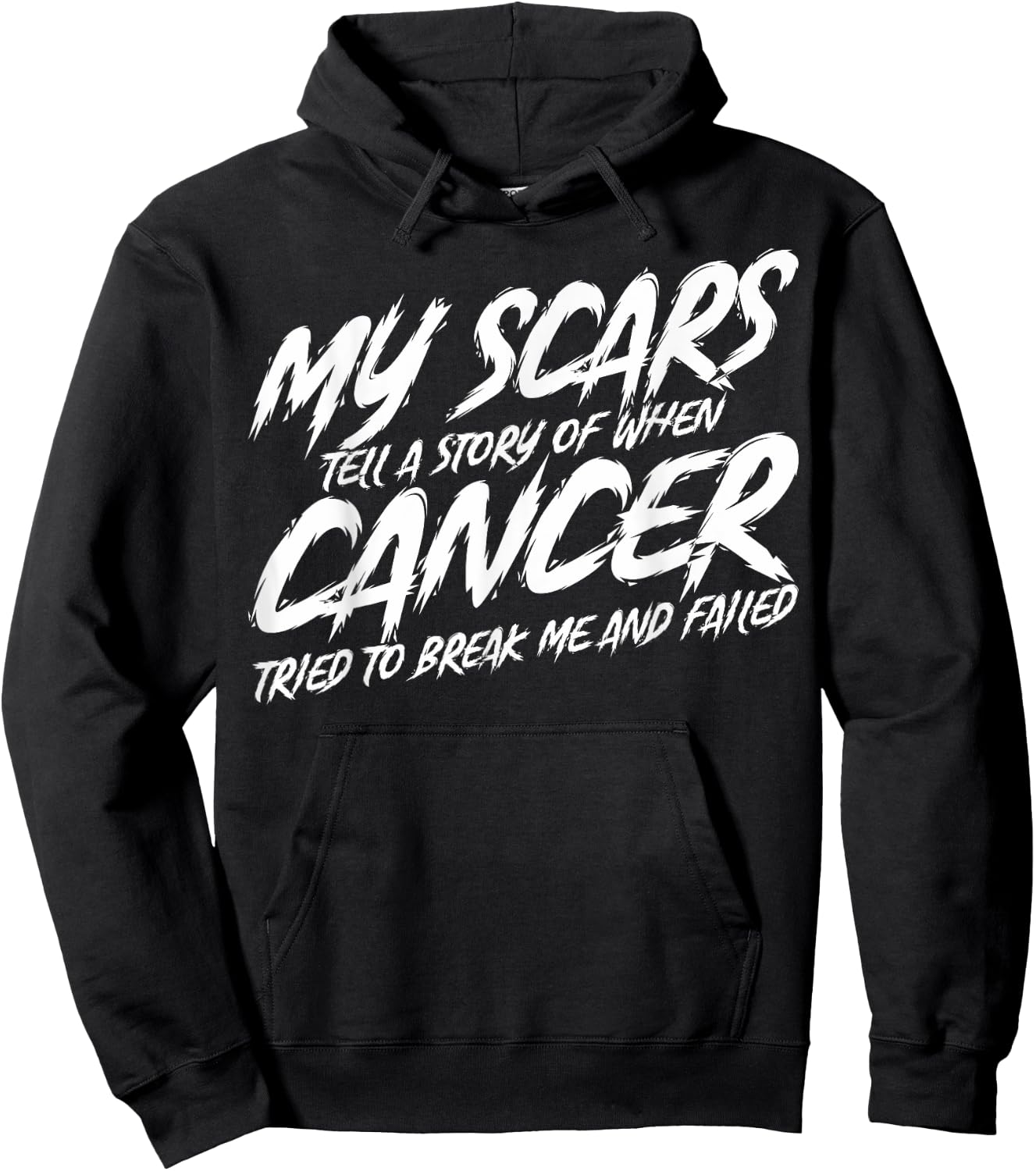 Cancer Survivors My Scars Tell A Story Cancer Patients Hoodie - Hoodie | Black