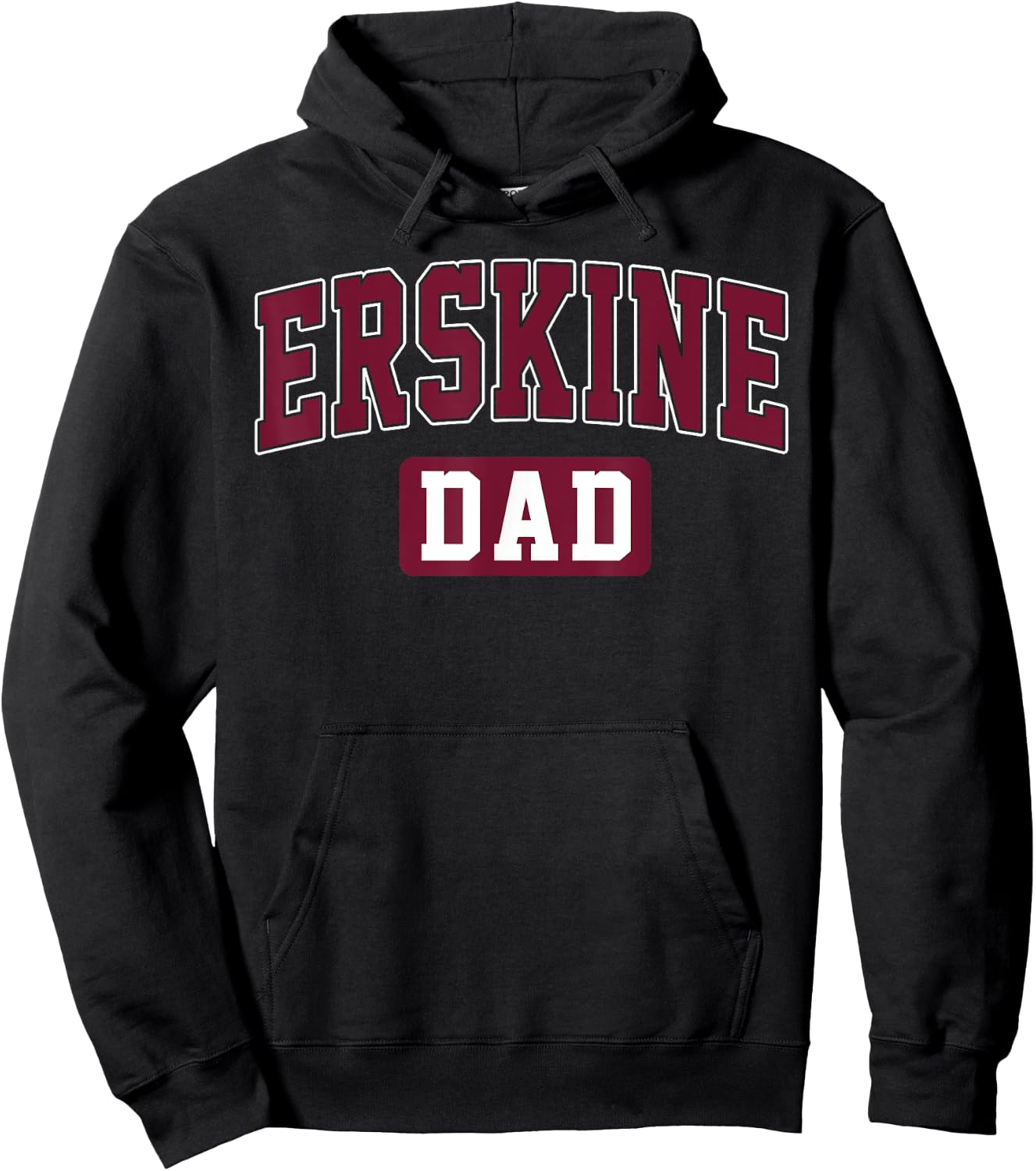 ERSKINE College Dad Arch Vintage Design Father Men Family Hoodie - Hoodie | Black