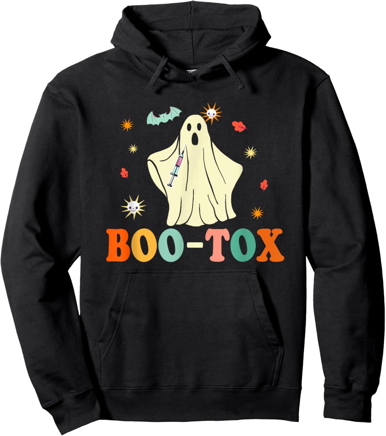 Funny Plastic Surgery Botox Boo-Tox Halloween Hoodie - Hoodie | Black