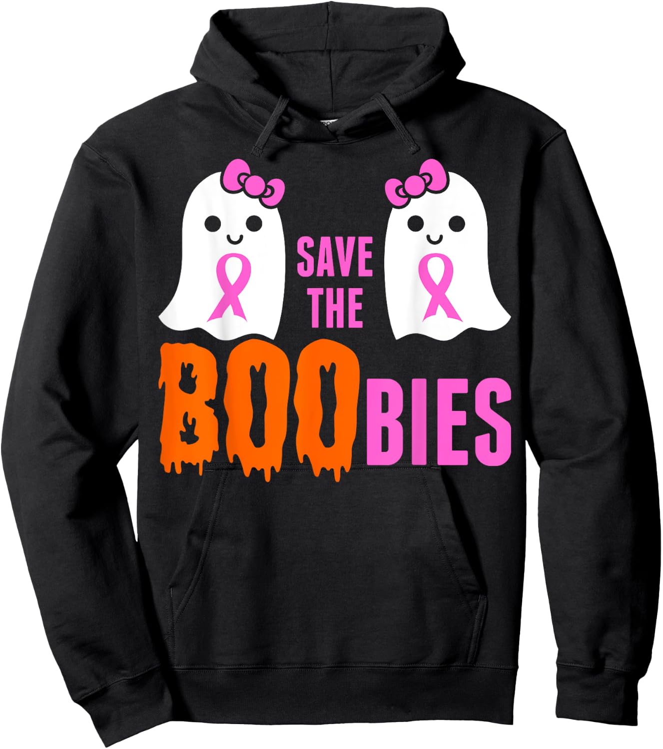 Save The Boobies Halloween Hoodie - Hoodie | Black