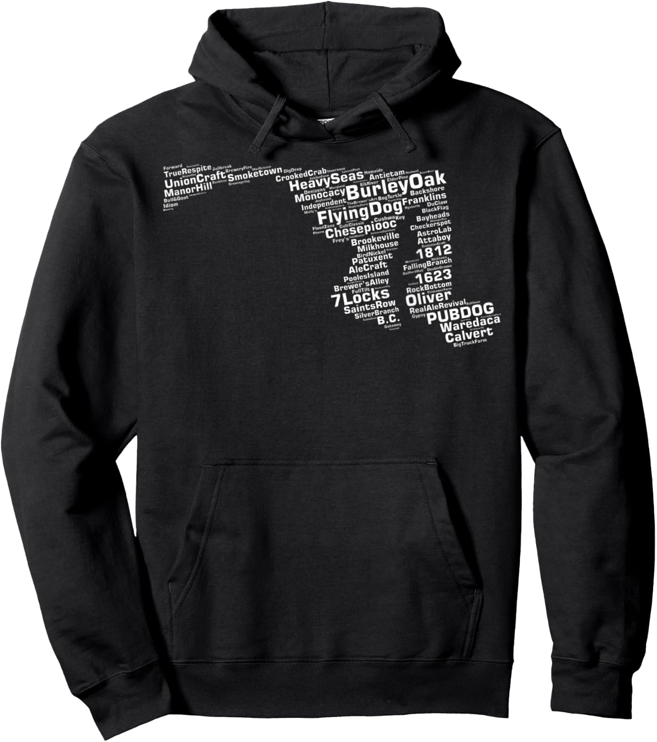 Maryland Breweries Hoodie - Hoodie | Black